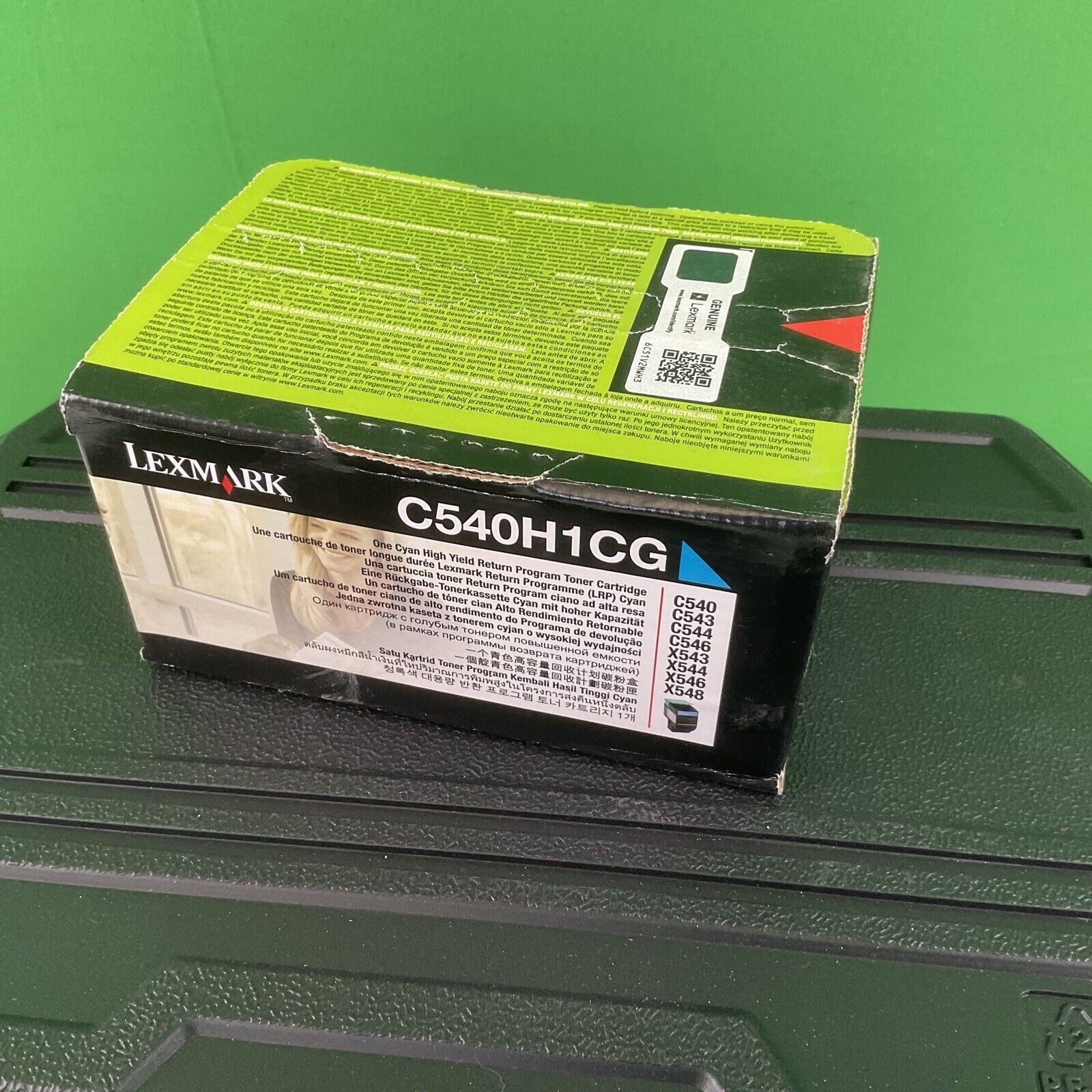 C540H1CG LEXMARK C540 C543 TONER CARTRIDGE CYAN