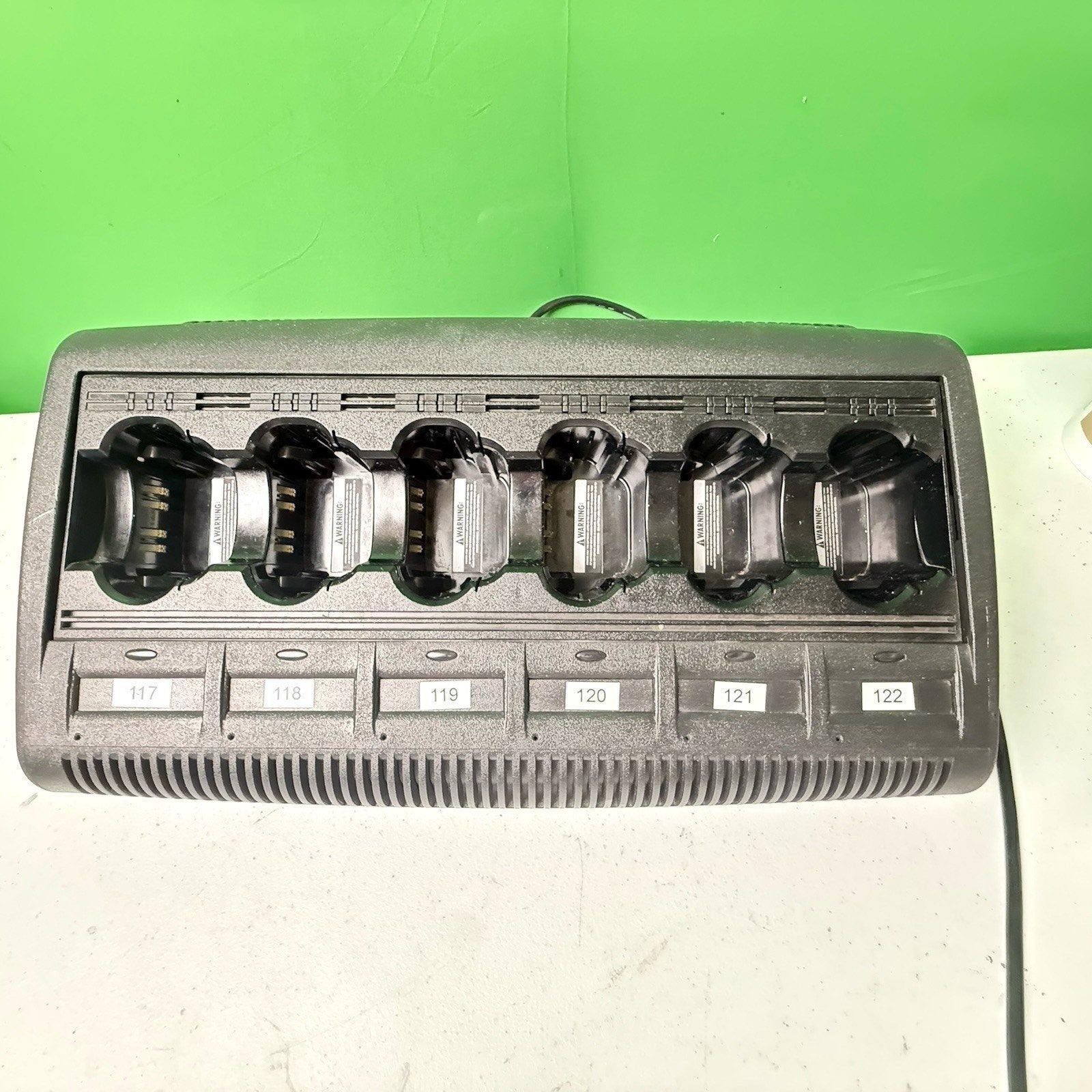 Motorola Impres WPLN4121BR 6-Bay Adaptive Charging Station, W/Power Cord