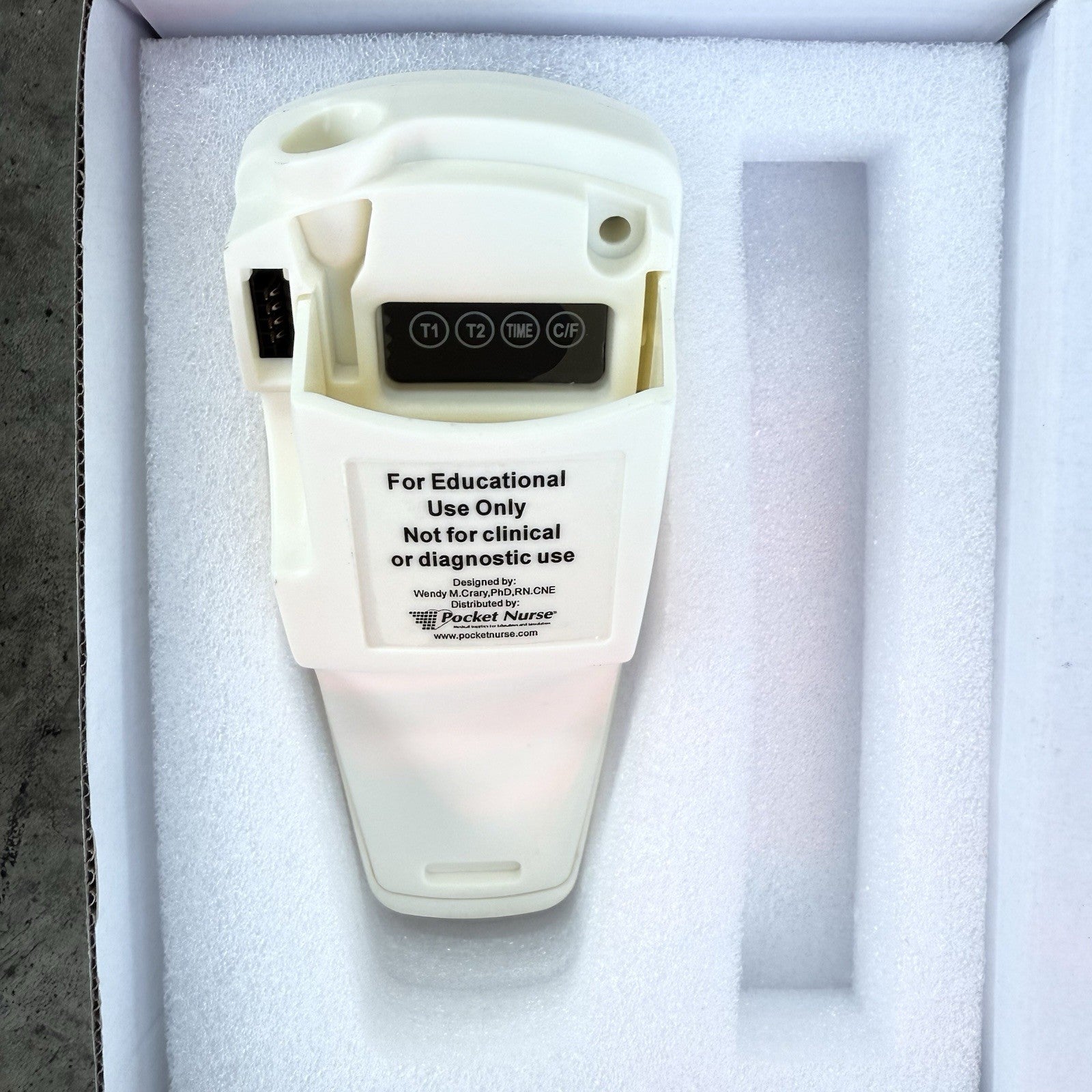 Pocket Nurse Progra-Temp Simulated Thermometer Education Simulation.  New