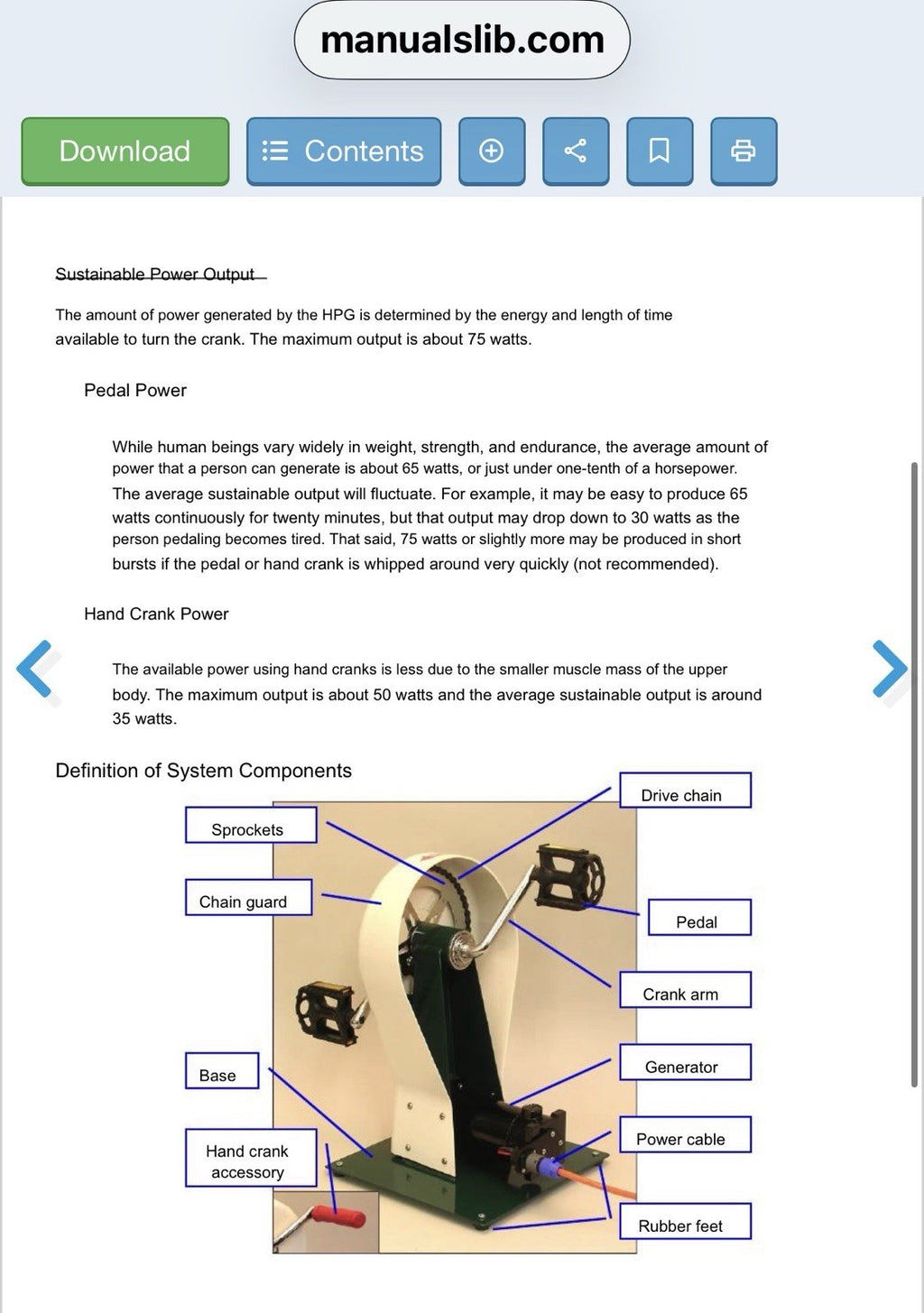 Windstream's Human Power Generator