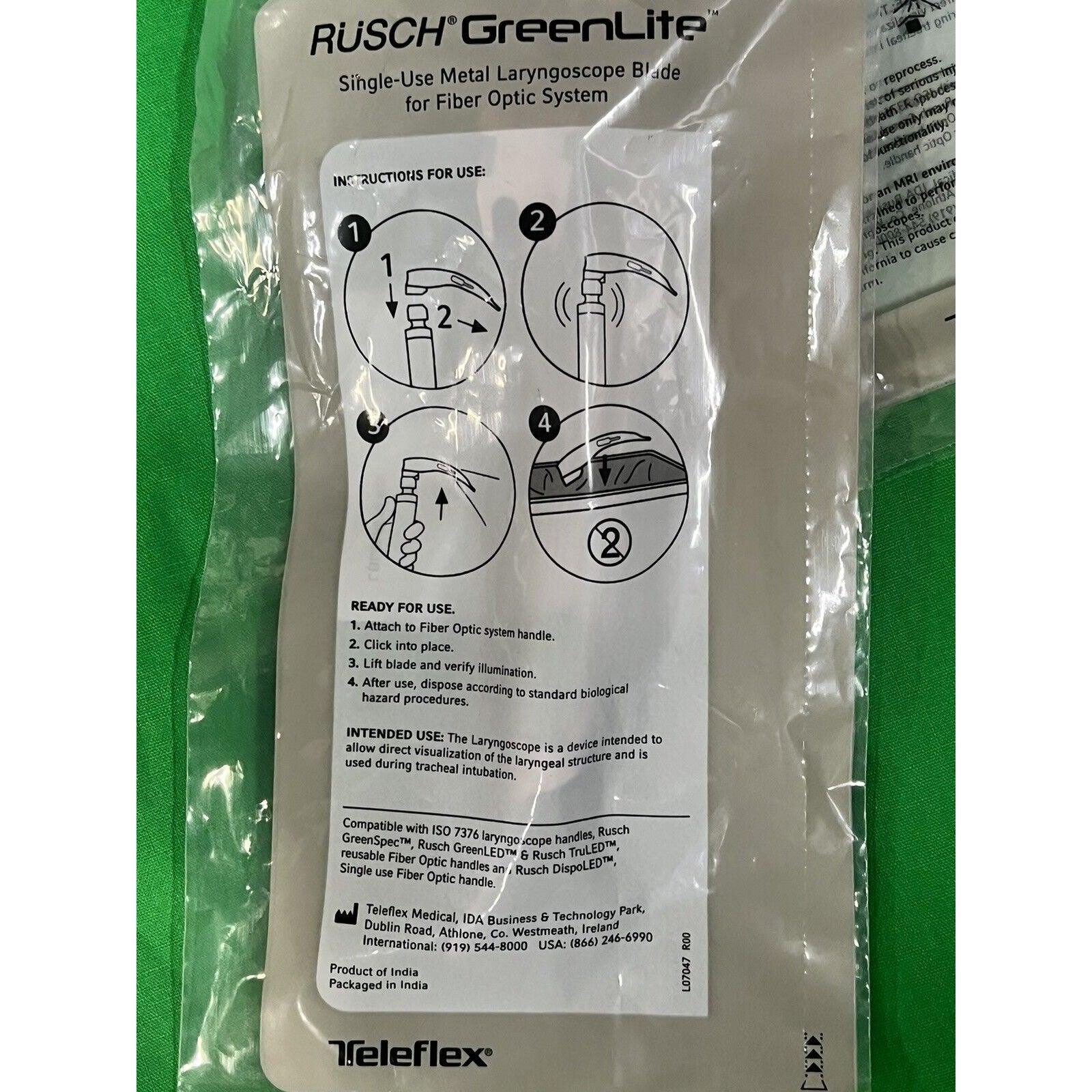 RUSCH GreenLite 004550002, SIZE MILL 2. Two Units