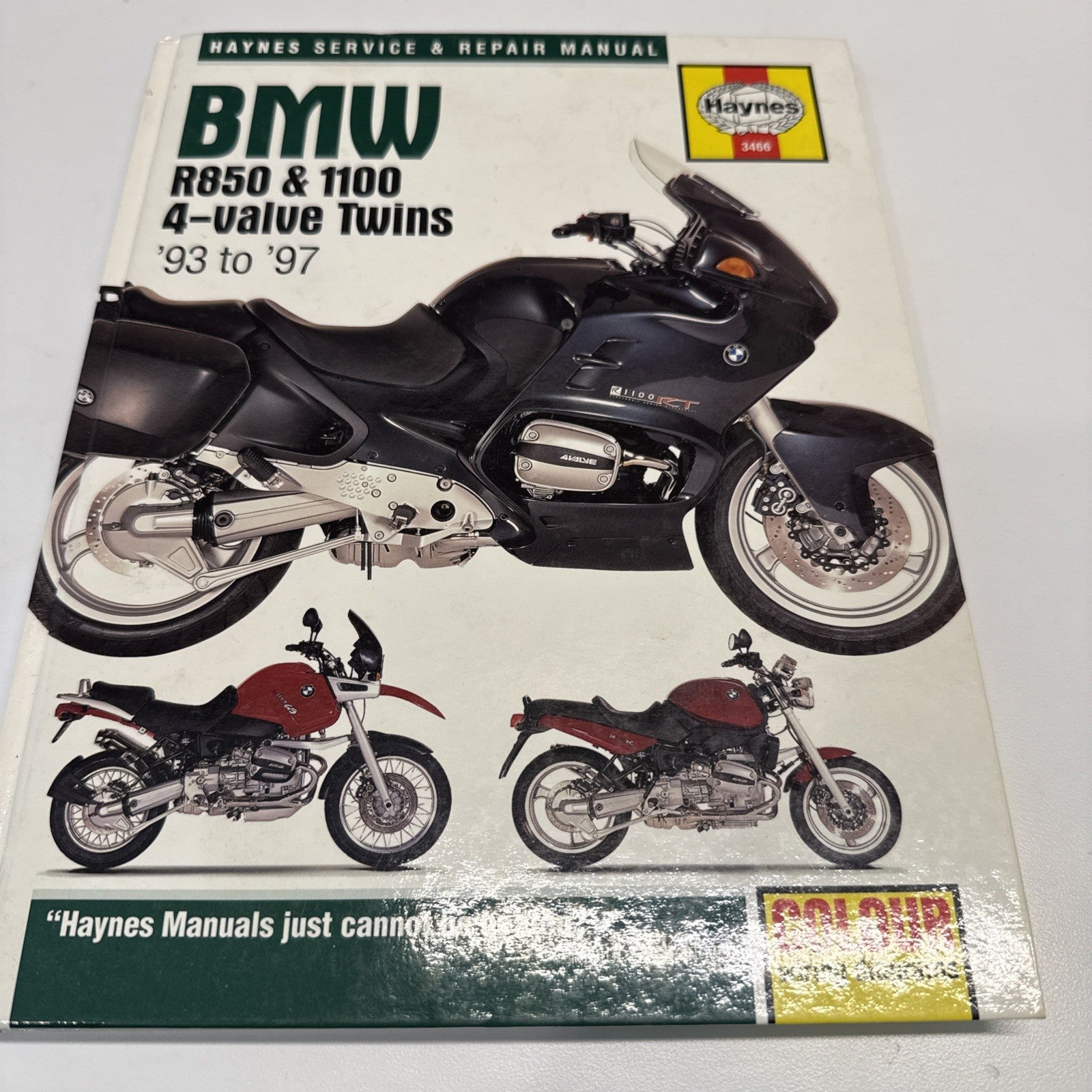 Haynes BMW R850 R1100 4 valve twins service repair manual 93-97