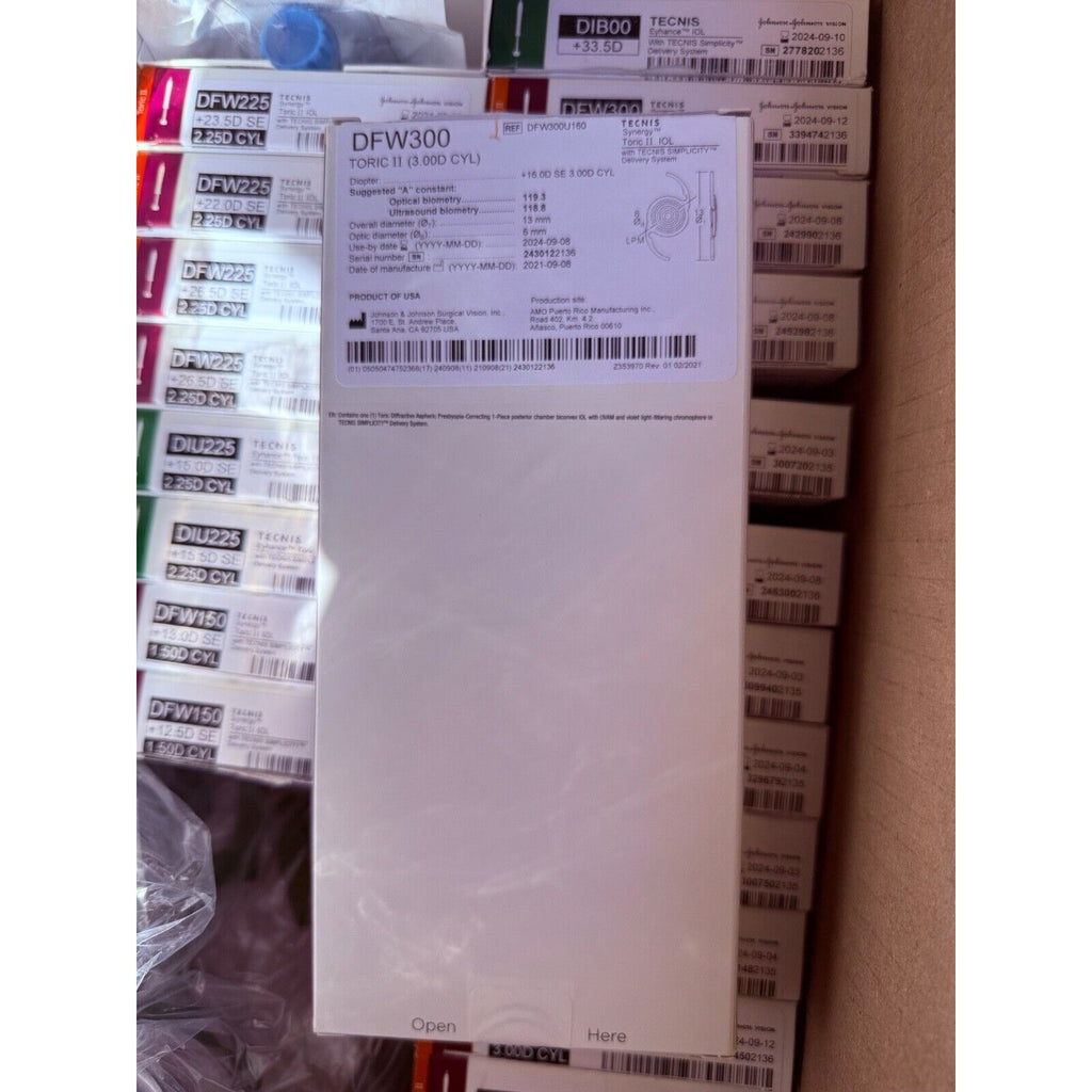 TECNIS Synergy Toric II IOL Tecnis Simplicity Delivery System DFW300, 2024-09