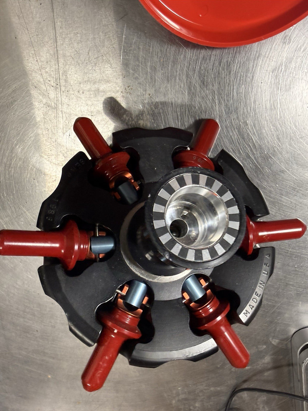 Beckman Coulter SW 55 Ti Swinging-Bucket Rotor 6x5mL 55K RPM w/ 6 Buckets & Base