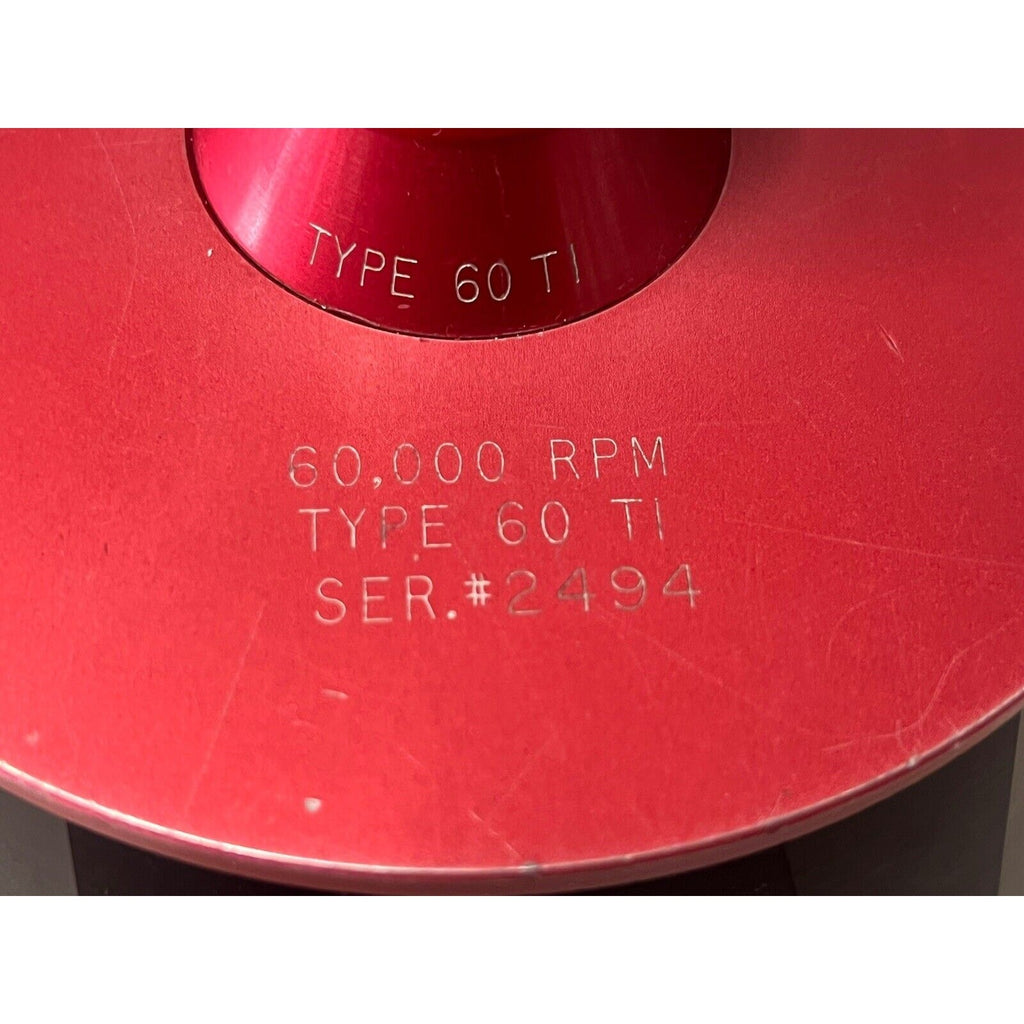 Beckman 60Ti fixed angle ultracentrifuge rotor, 60,000 RPM