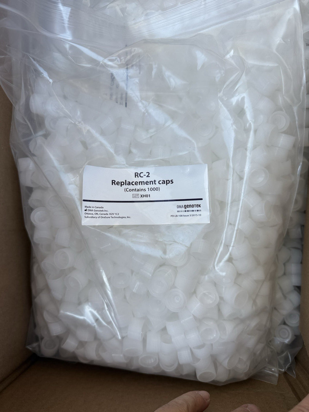 Genotek DNA Blood Collection Tubes For DNA RNA & METABOLOMICS, BAG Of 1000