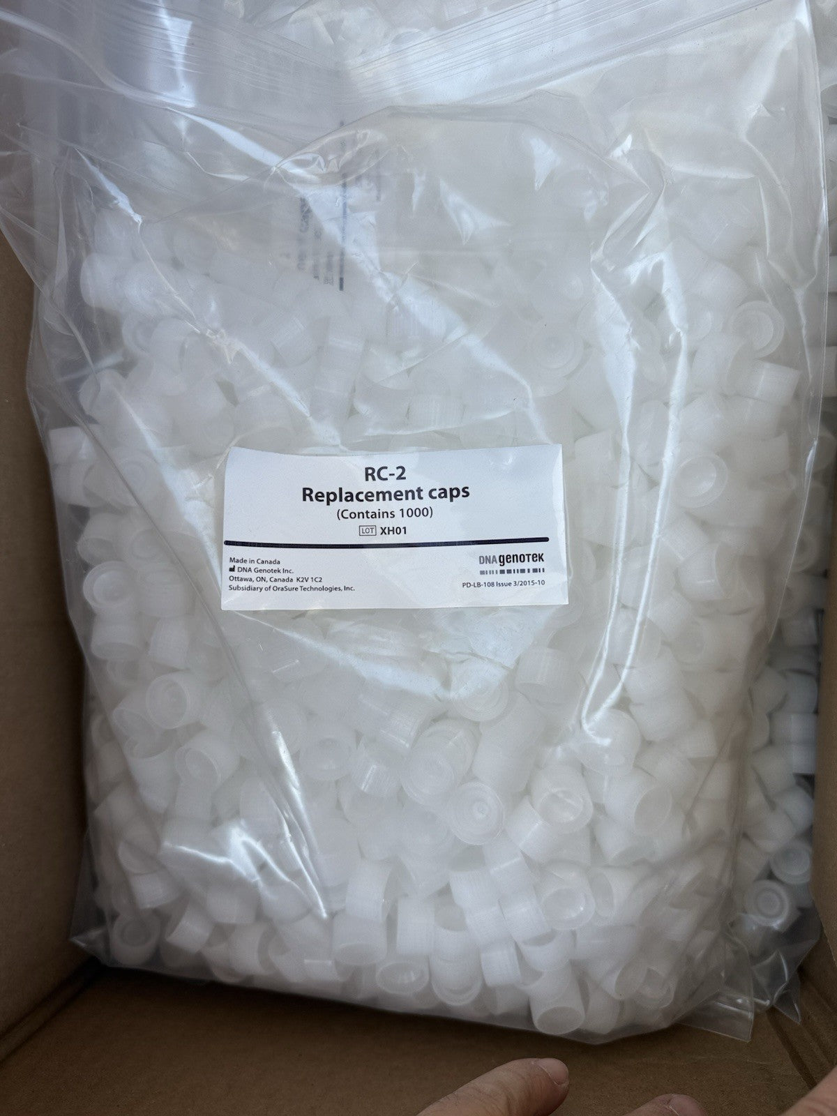 Genotek DNA Blood Collection Tubes For DNA RNA & METABOLOMICS, BAG Of 1000
