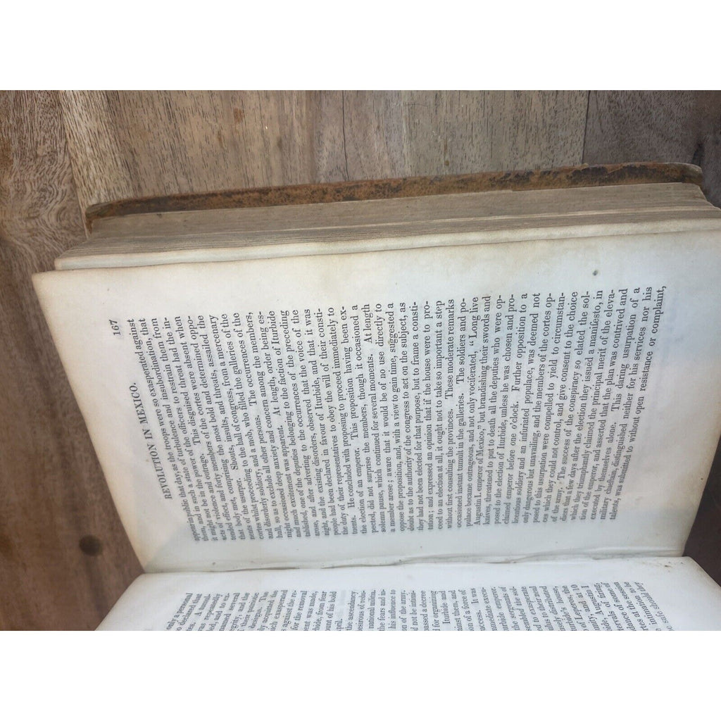 1844 South America and Mexico TEXAS Revolution John Niles Huntington publisher