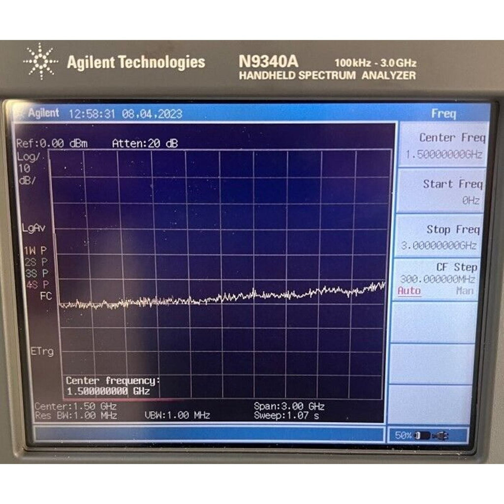 Agilent Technologies N9340A 100kHz- 3.0GHx Handheld Spectrum Analyzer