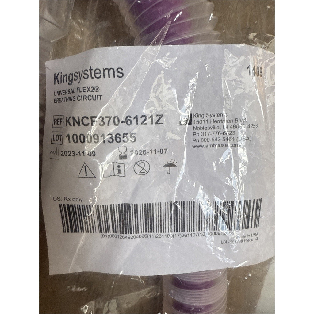 KING SYSTEMS UNIVERSAL FLEX2 BREATHING CIRCUIT KNCF370-6121Z
