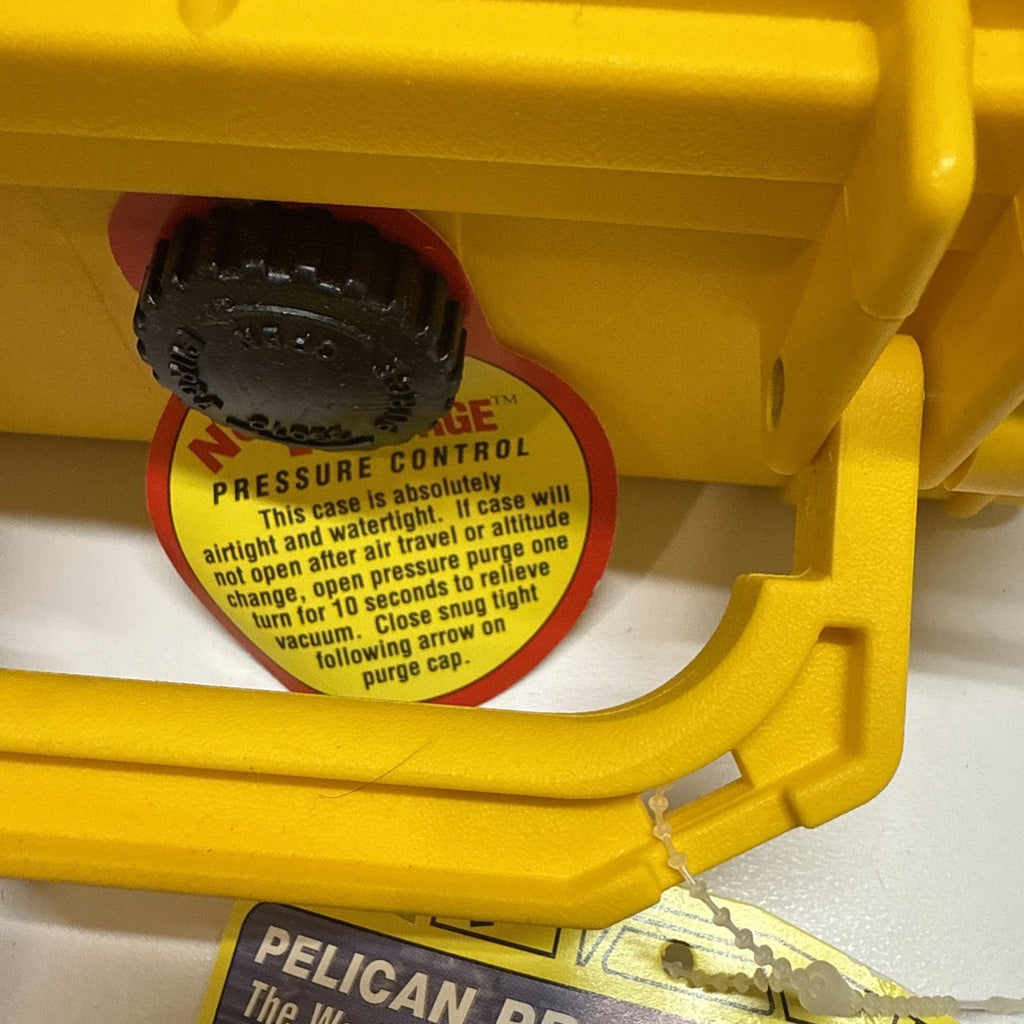 Yellow Pelican 1120 Case with Paper Work And Warranty Form. BRAND NEW.