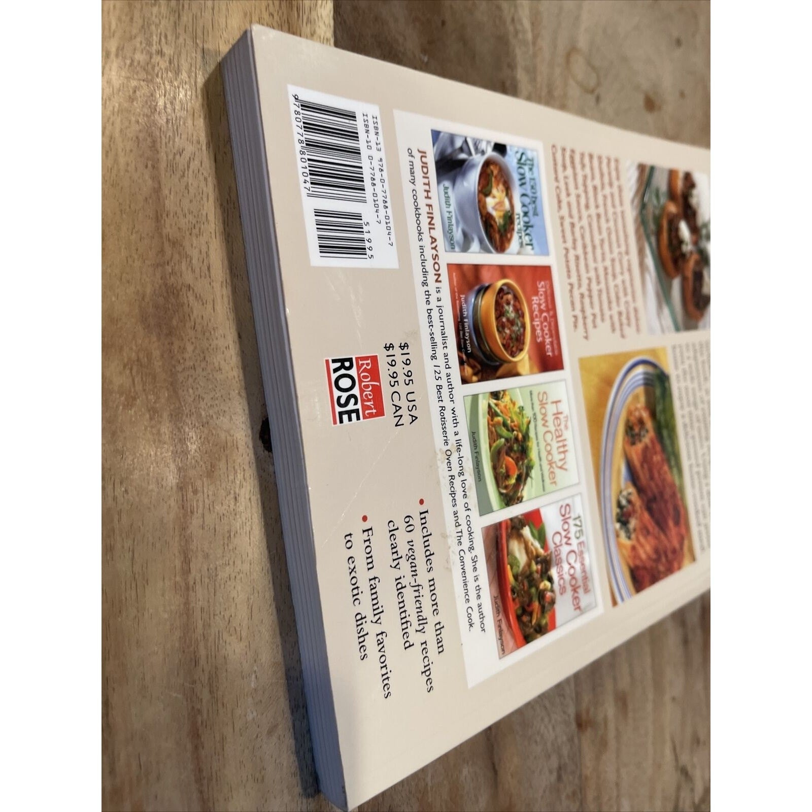 125 Best Vegetarian Slow Cooker Recipes by Judith Finlayson (2004, Trade...