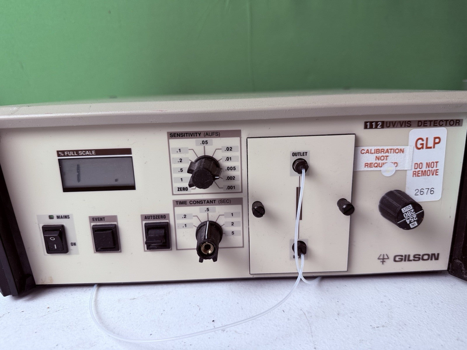 Gilson UV/VIS Detector Ultraviolet Wavelength Model 112 used Laboratory Lab