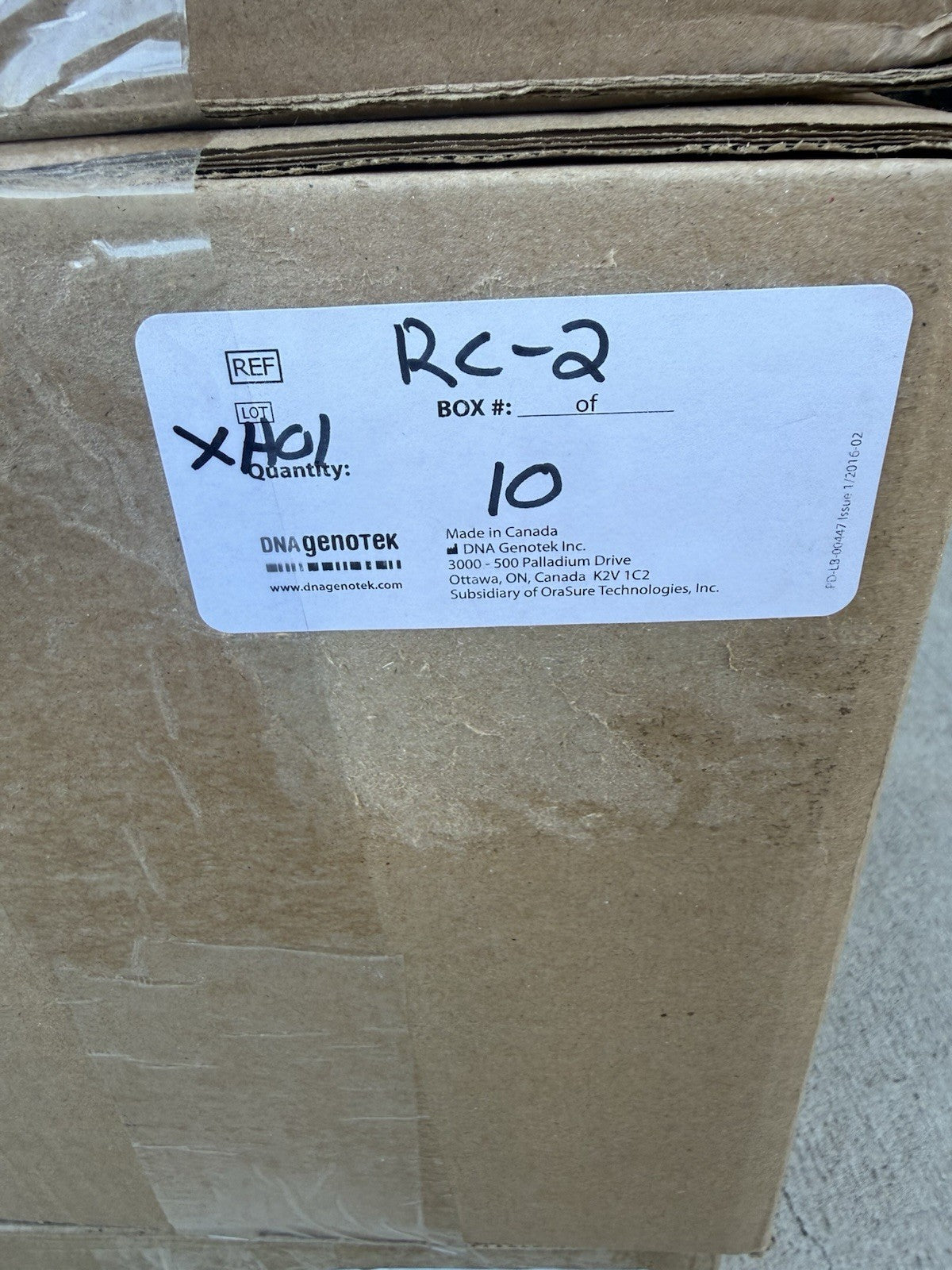 Genotek DNA Blood Collection Tubes For DNA RNA & METABOLOMICS, BAG Of 1000