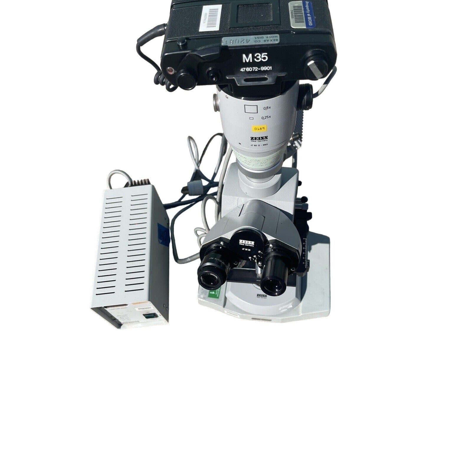 Upgraded Carl Zeiss Montagesatz T-UL Microscope 4628 With Extras