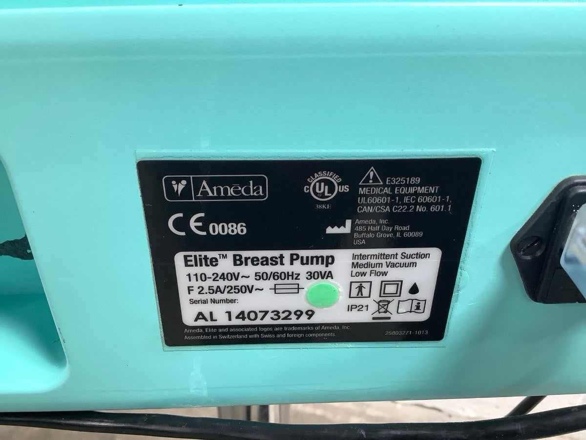 Ameda Elite Breast Pump With Cart