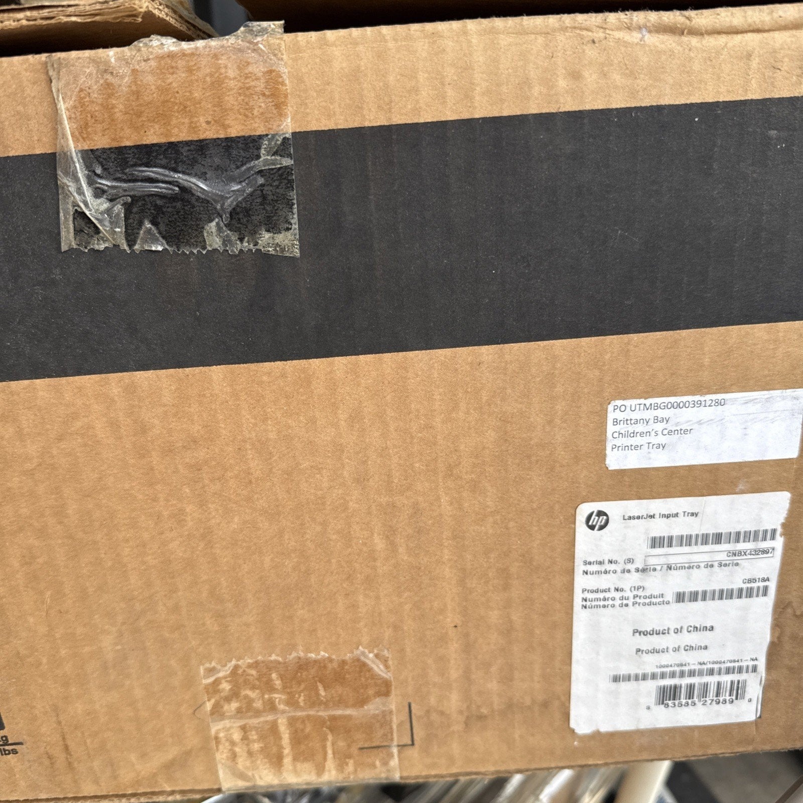 HP 500 Sheet Input Tray - CB518A - LaserJet P4014/15/4515 - New Oem