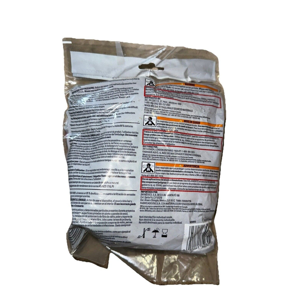 3M N95 Sanding and Fiberglass Respirator (3-Pack) 8200H3-DC 3M 8200H3-DC