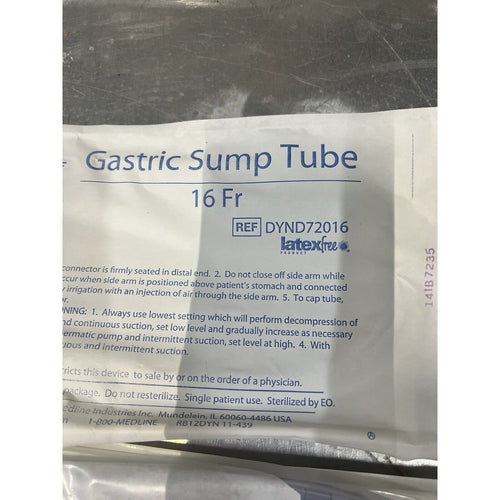 10 Tube Gastric SMp 16Fr 48In Dual Lumen MEDLINESKU: DYND72016