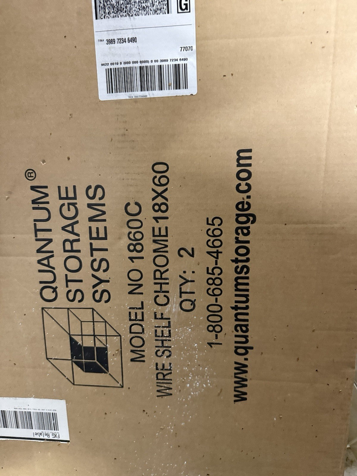 Quantum Storage Systems 1860C 1 ct 18x60" Wire Storage Shelf - New!