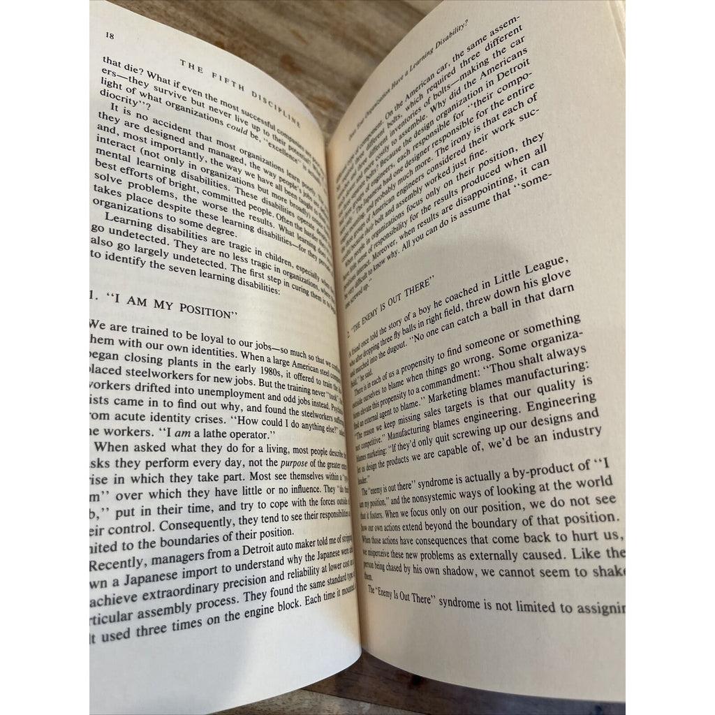 The Fifth Discipline by Peter M Senge: New