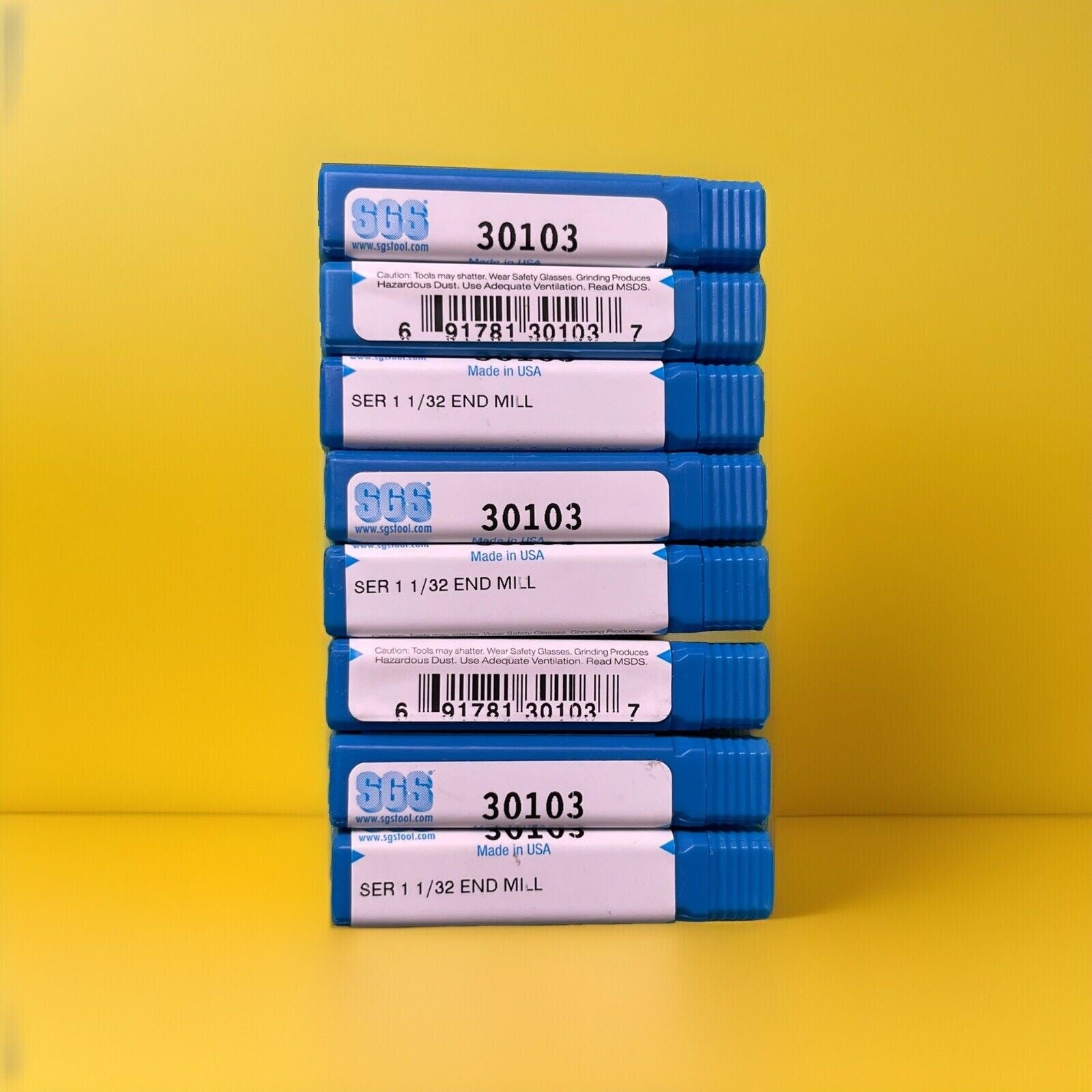 Lot Of 2 Units- SGS 30103 - 1/32 X 1/8 SH CC 4 FL SGS SOL/CBDE SEM