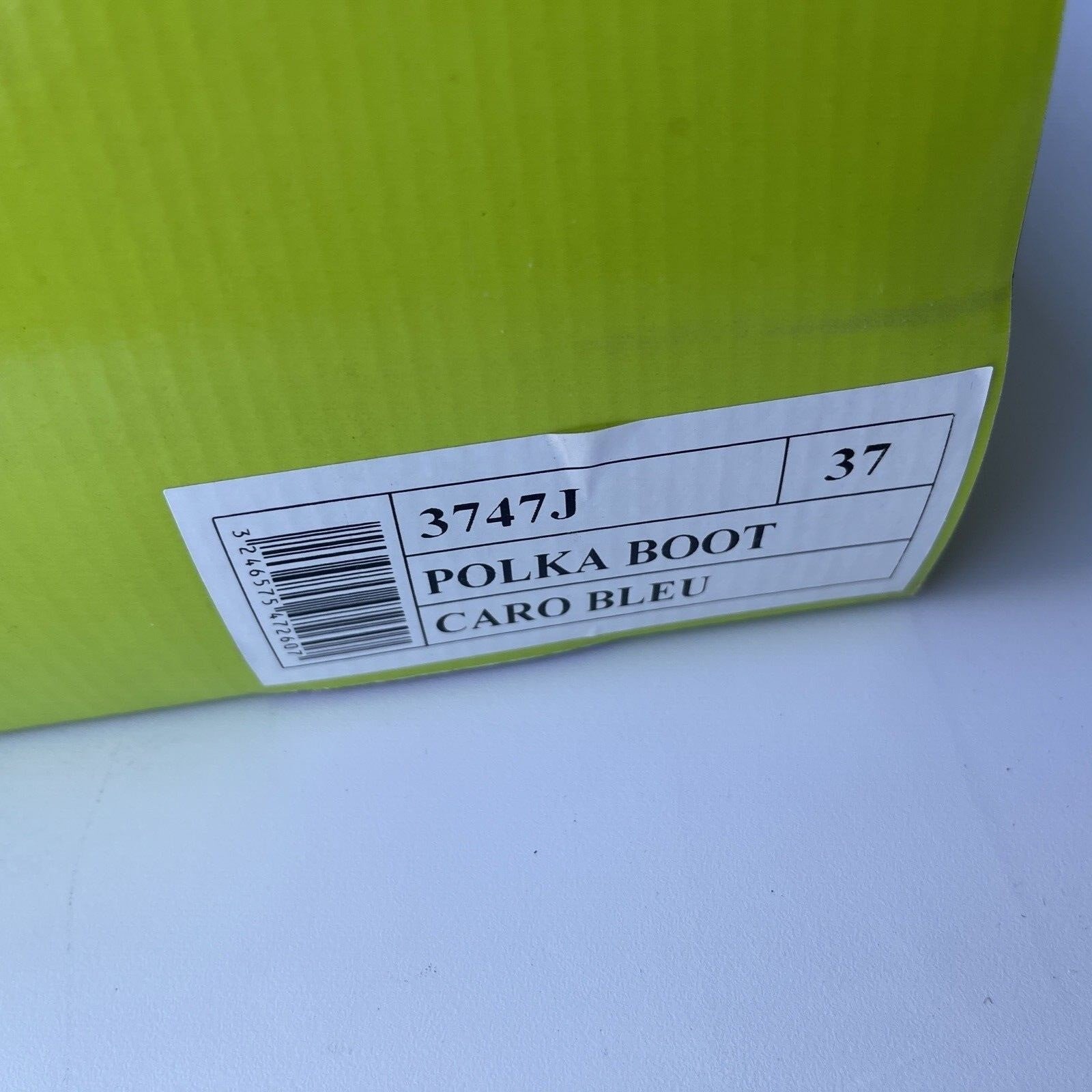 Aigle Polka Boot Caro Bleu Women's Size 6