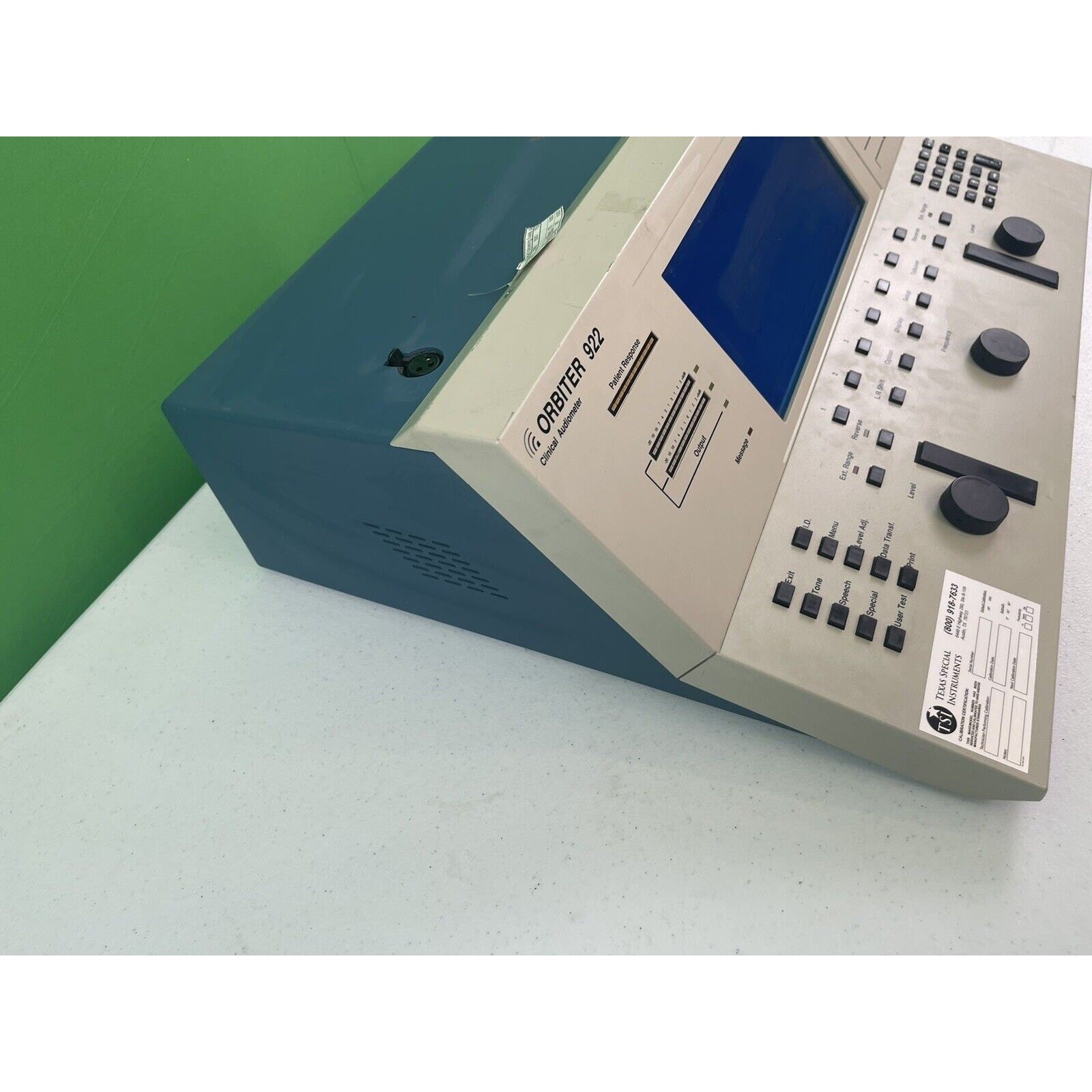 Madsen Electronics Orbiter 922 Clinical Audiometer Hearing Test Station #1006