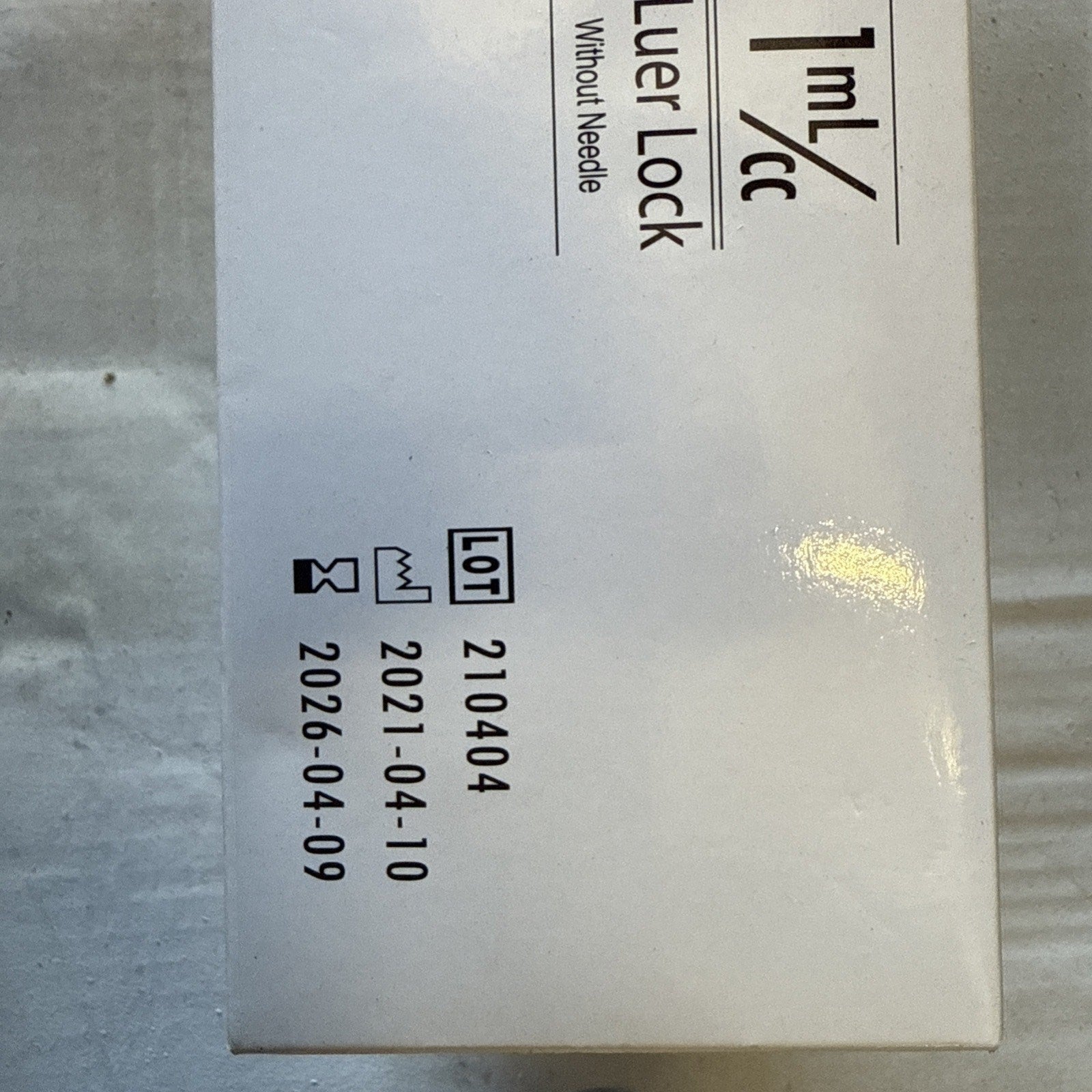SHIFENG, 1ml Syringe with Luer Lock tip, Pack of 100 (No Needles Included)