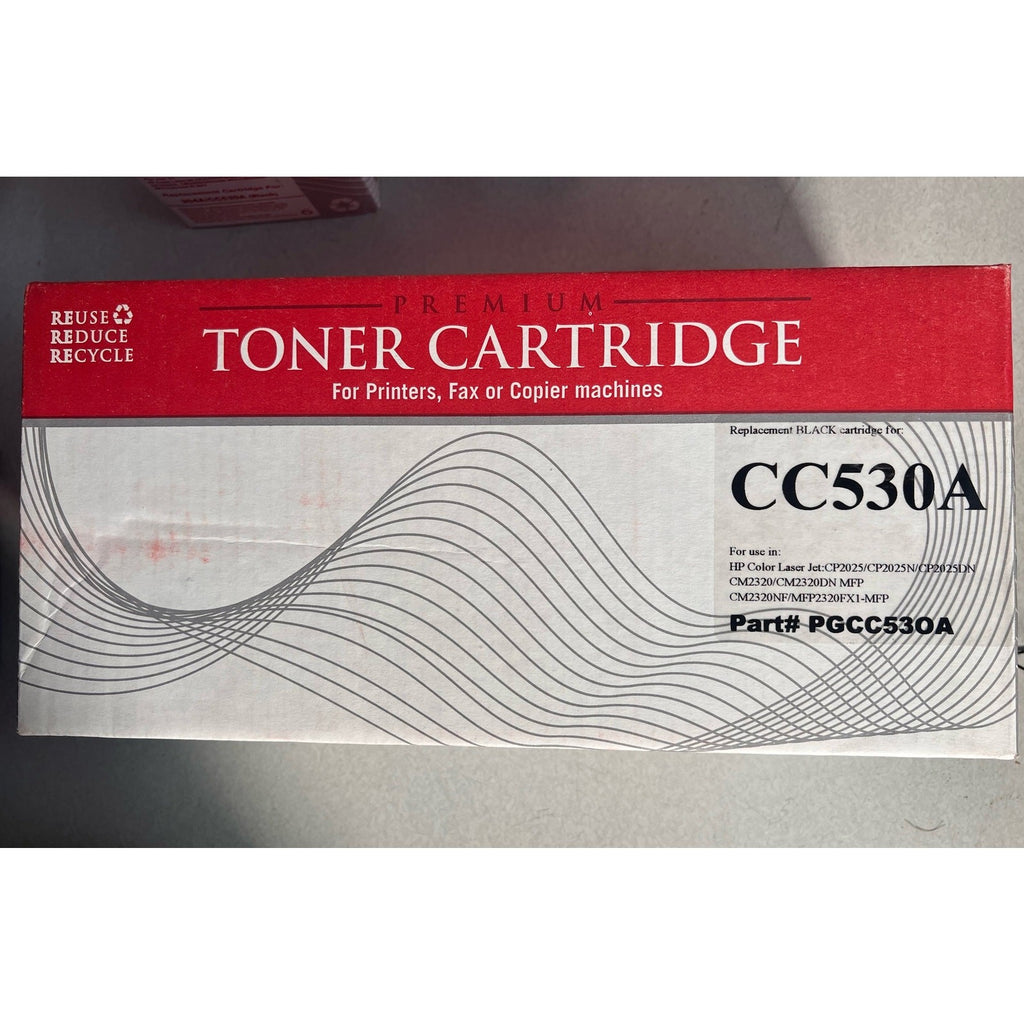 PREMIUM TONER CARTRIDGE CC530A BLACK Jet:CP2025/CP2025N/CP2025DN CM2320/CM2320DN