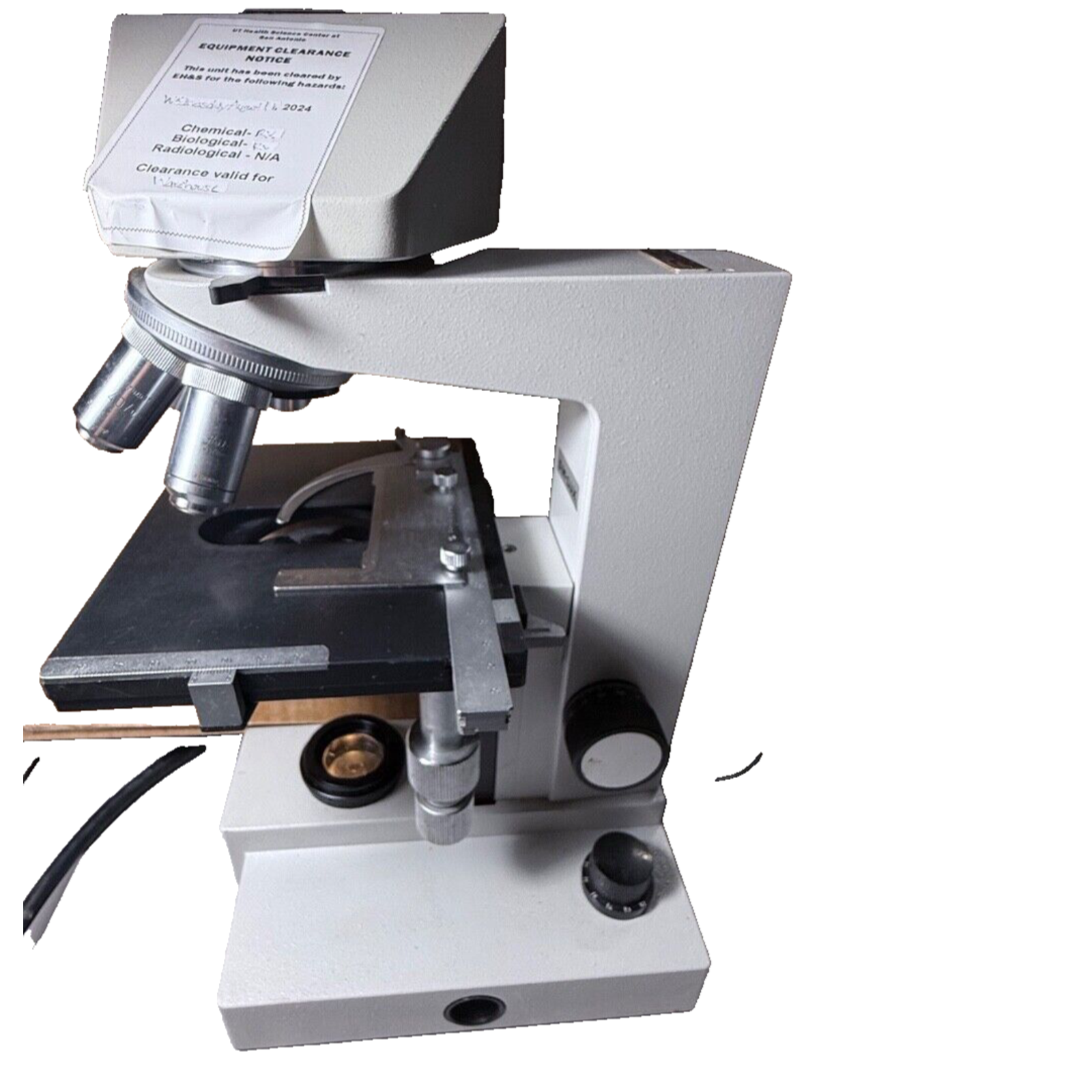Leitz SM-LUX Microscope 020-446 024. TESTED