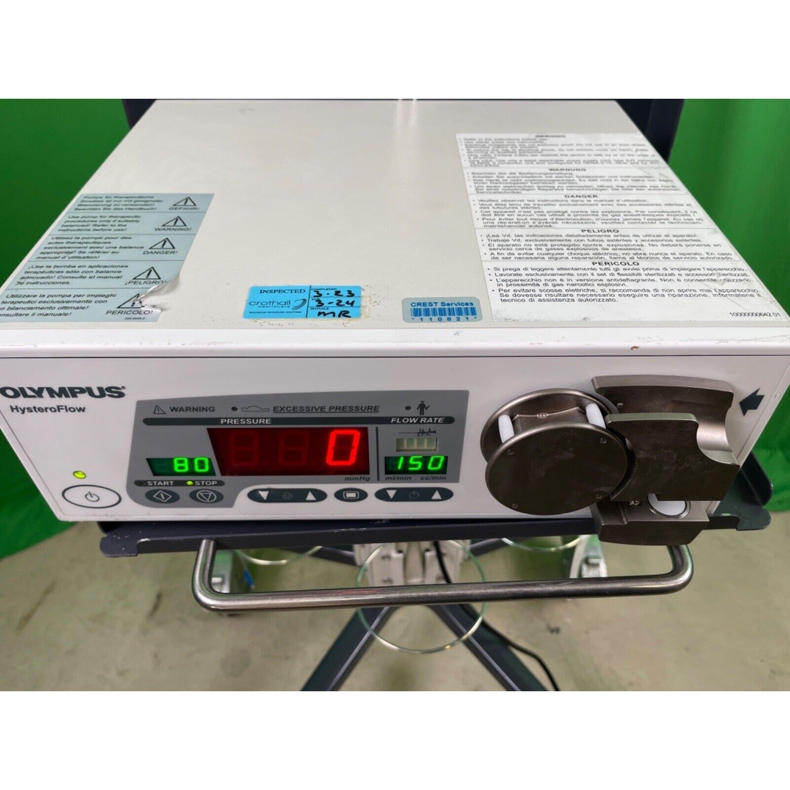 Olympus HysteroFlow/HysteroBalance Fluid Management System W/ Canisters ~ 25398
