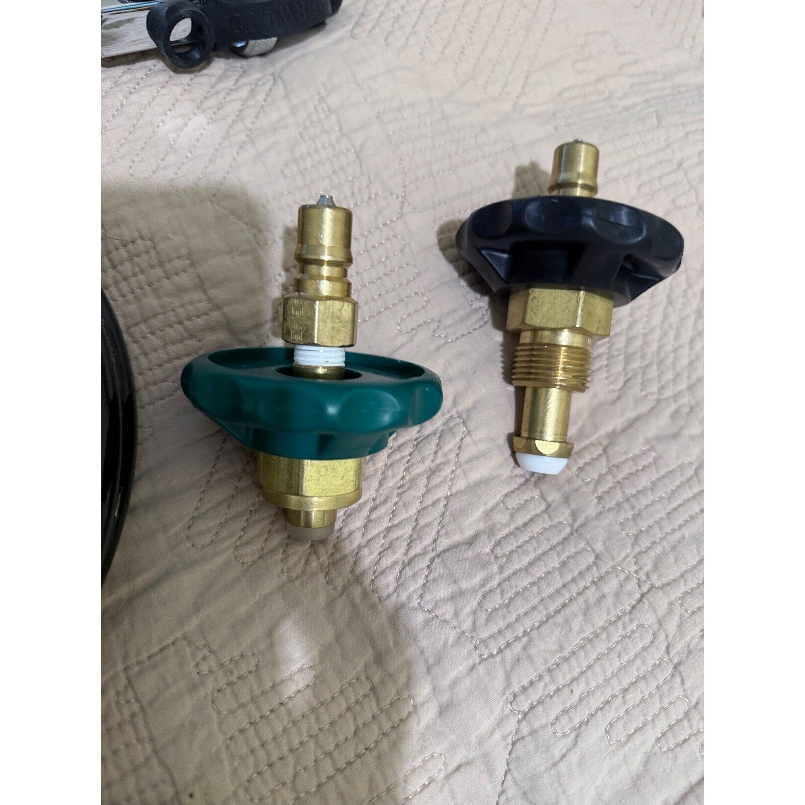 HE / O2 partial blending travel Transfiller with quick disconnects for HE/O2