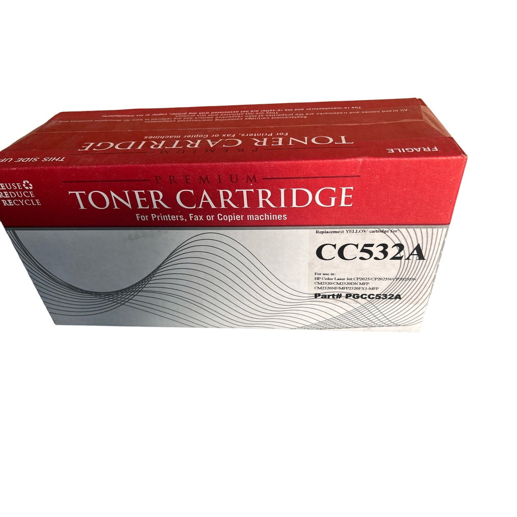 PREMIUM TONER CARTRIDGE Replacemeit YELLOV cartridge for: CC532A