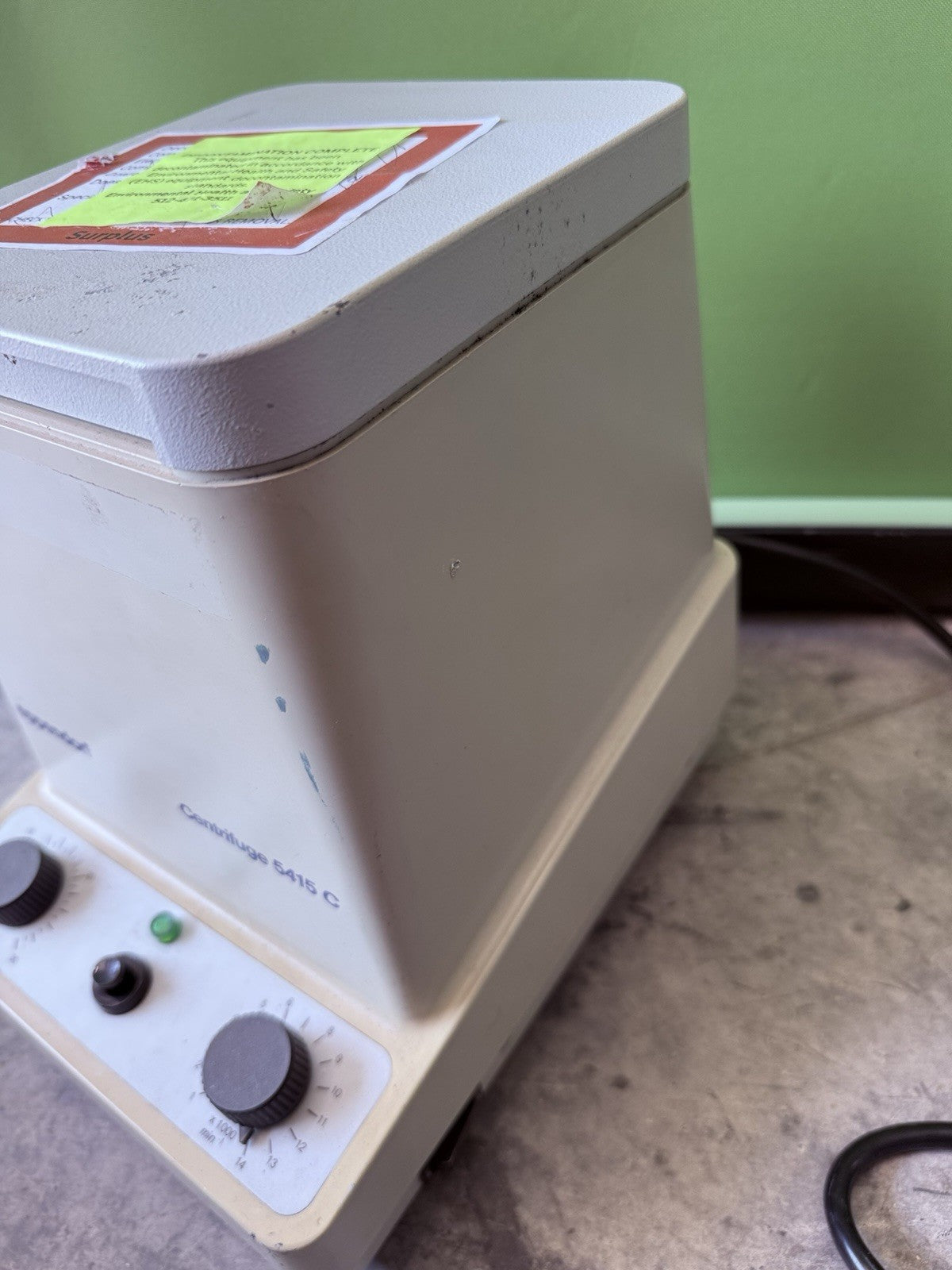 Eppendorf 5415 C Centrifuge w/ 18-Place Rotor & Lid, Used good condition