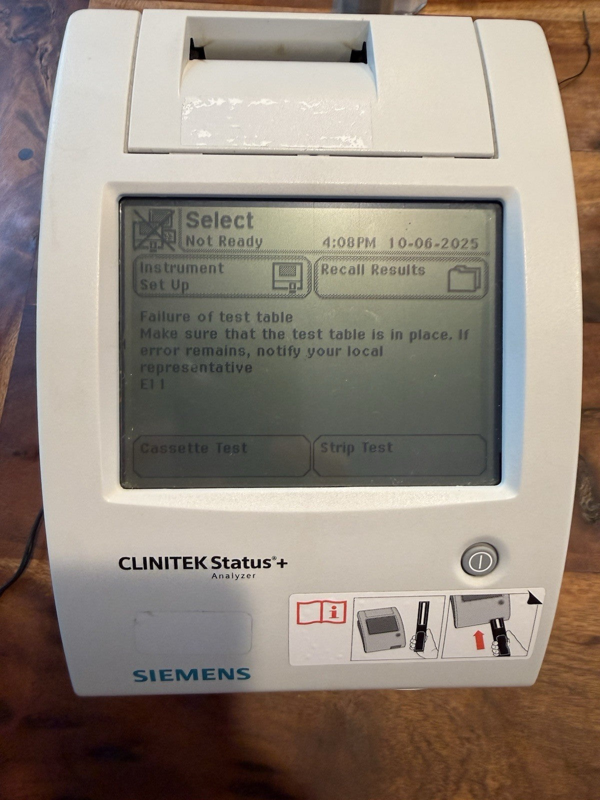 Siemens 10379675 Clinitek Status + Urine Analyzer, 10376323 Connector Power Supl