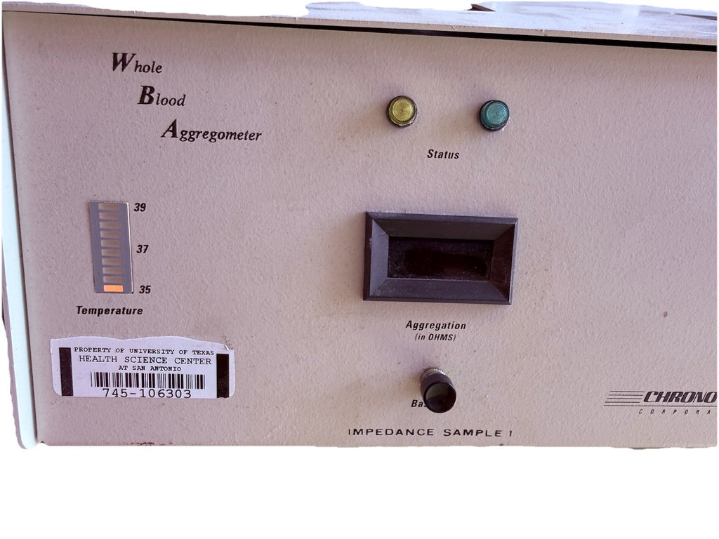Chrono-Log Whole Blood Aggregometer Model 592