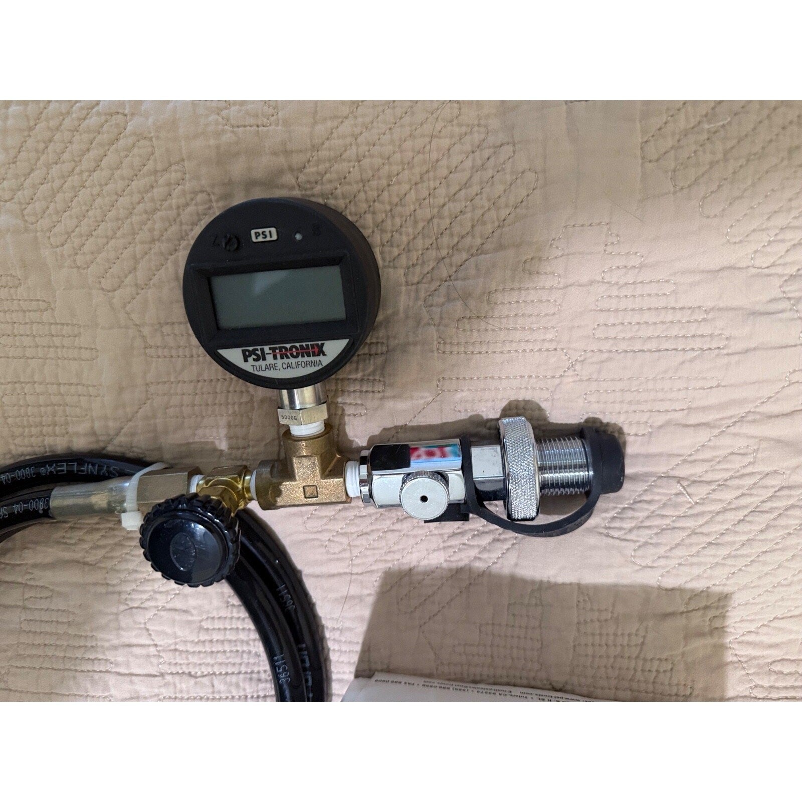 HE / O2 partial blending travel Transfiller with quick disconnects for HE/O2