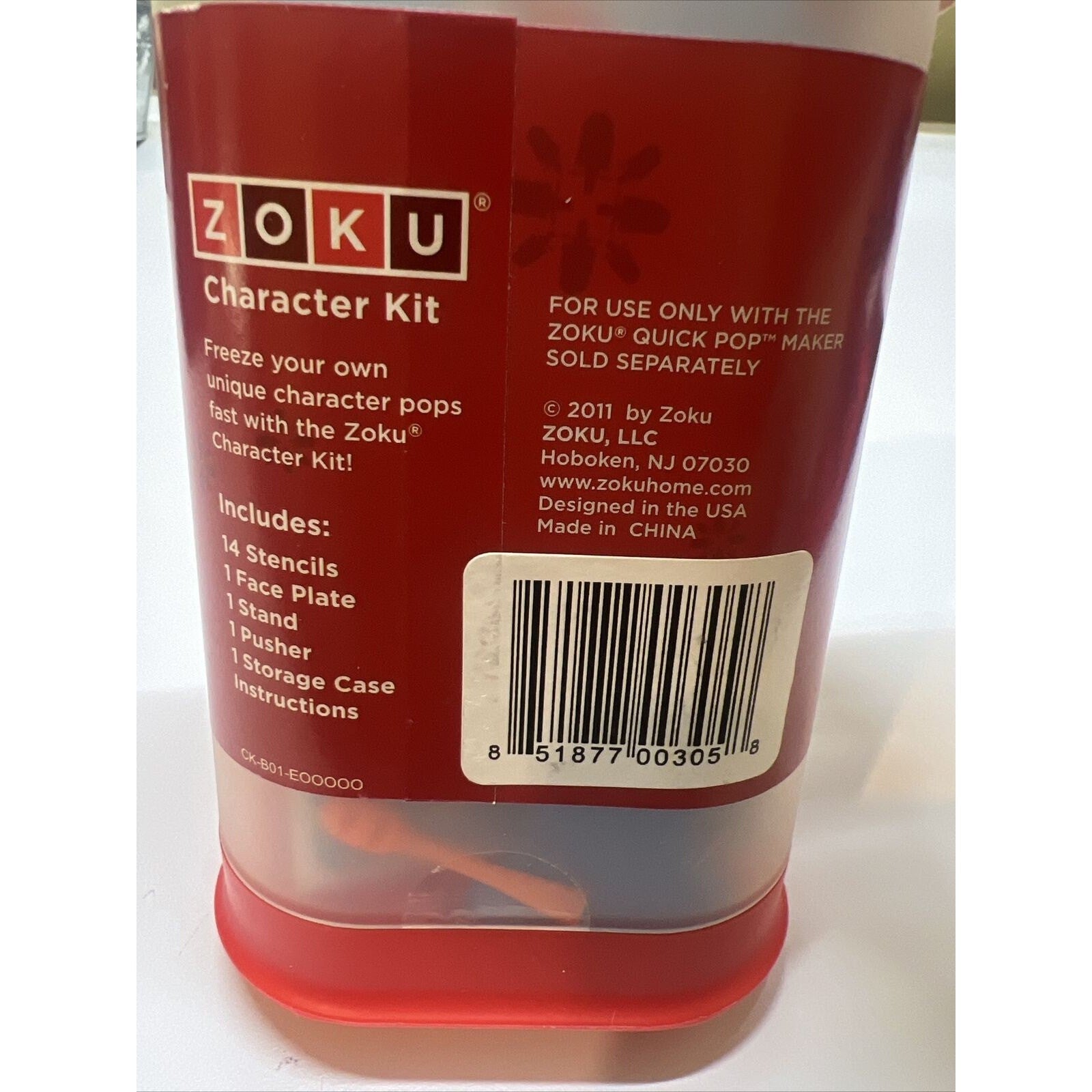 Zoku 17 Piece Character Kit Plus a Convenient Storage Case Free Shipping