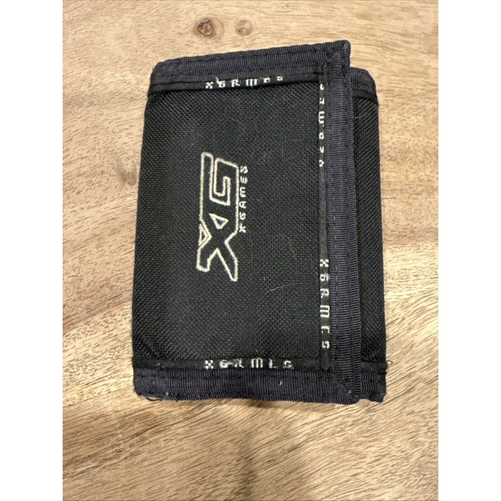 Vintage XGames ESPN Inc tri-fold wallet Black