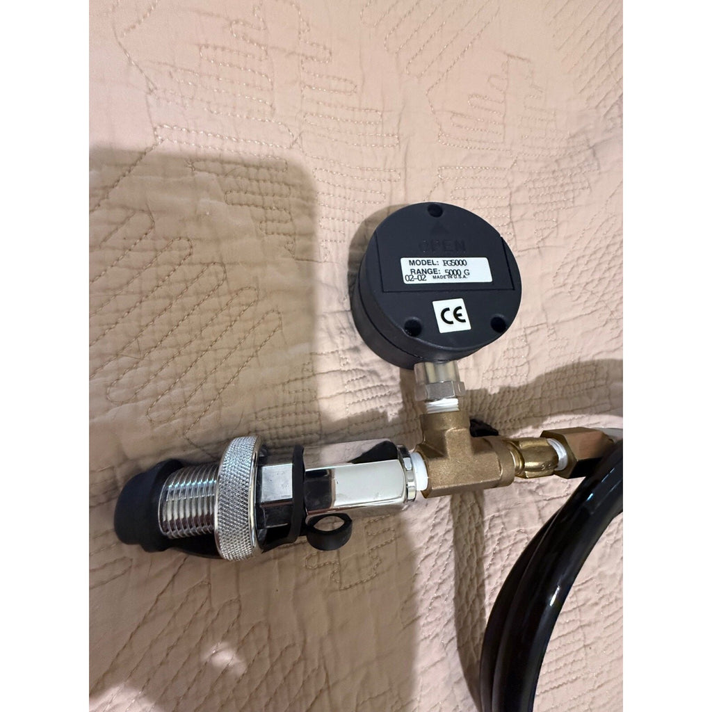 HE / O2 partial blending travel Transfiller with quick disconnects for HE/O2