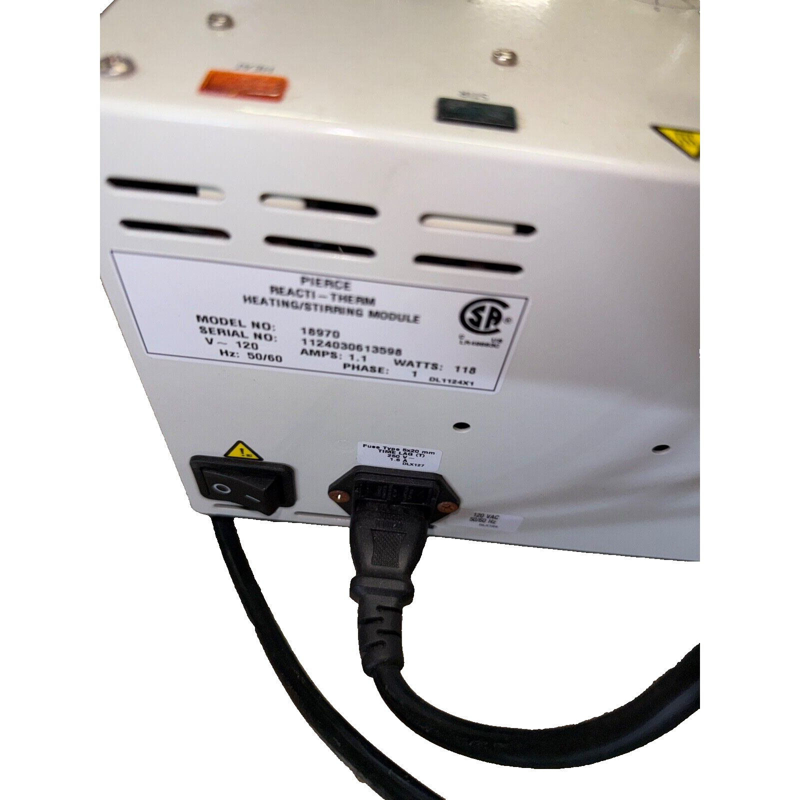 Pierce Reacti-Therm Heating Stirring Module Model 18970 w/ React-Vap Evaporating