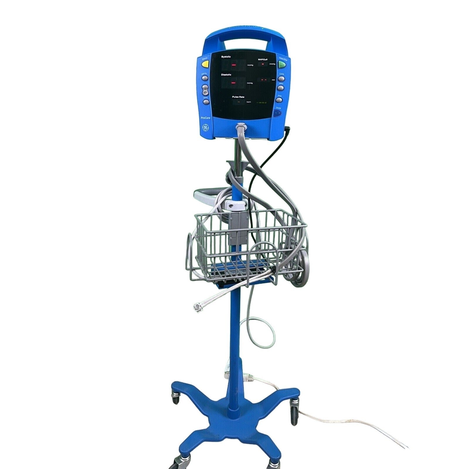 GE DINAMAP DOC 100x VITAL SIGNS PATIENT MONITOR / ProCare With A Cart