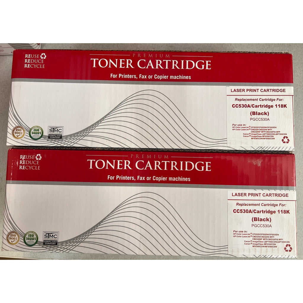 PREMIUM TONER CARTRIDGE CC530A/Cartridge 118K (Black) PGCC530A, CP2025/CP2025N