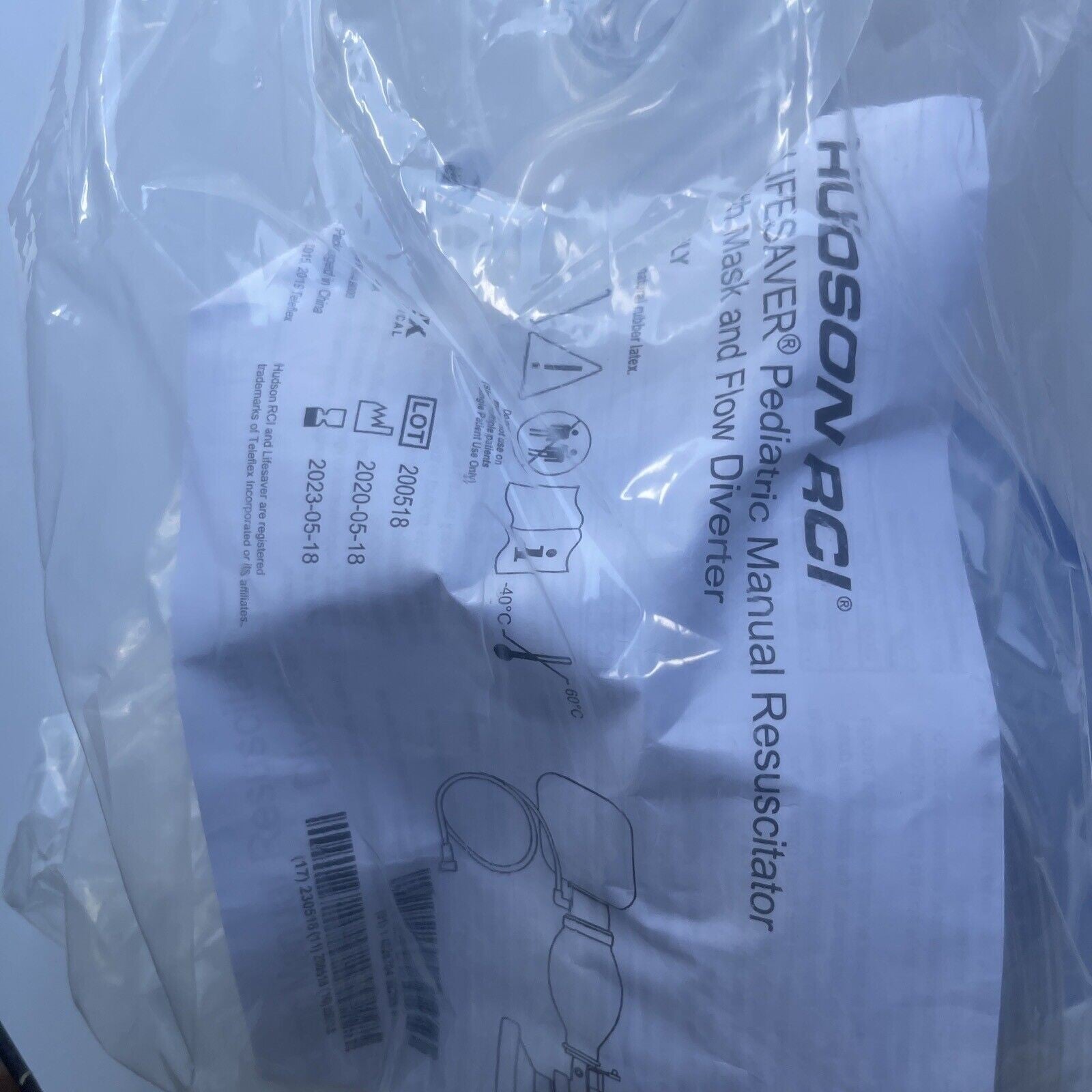 Hudson RCI 5367 Pediatric Resuscitation Bag