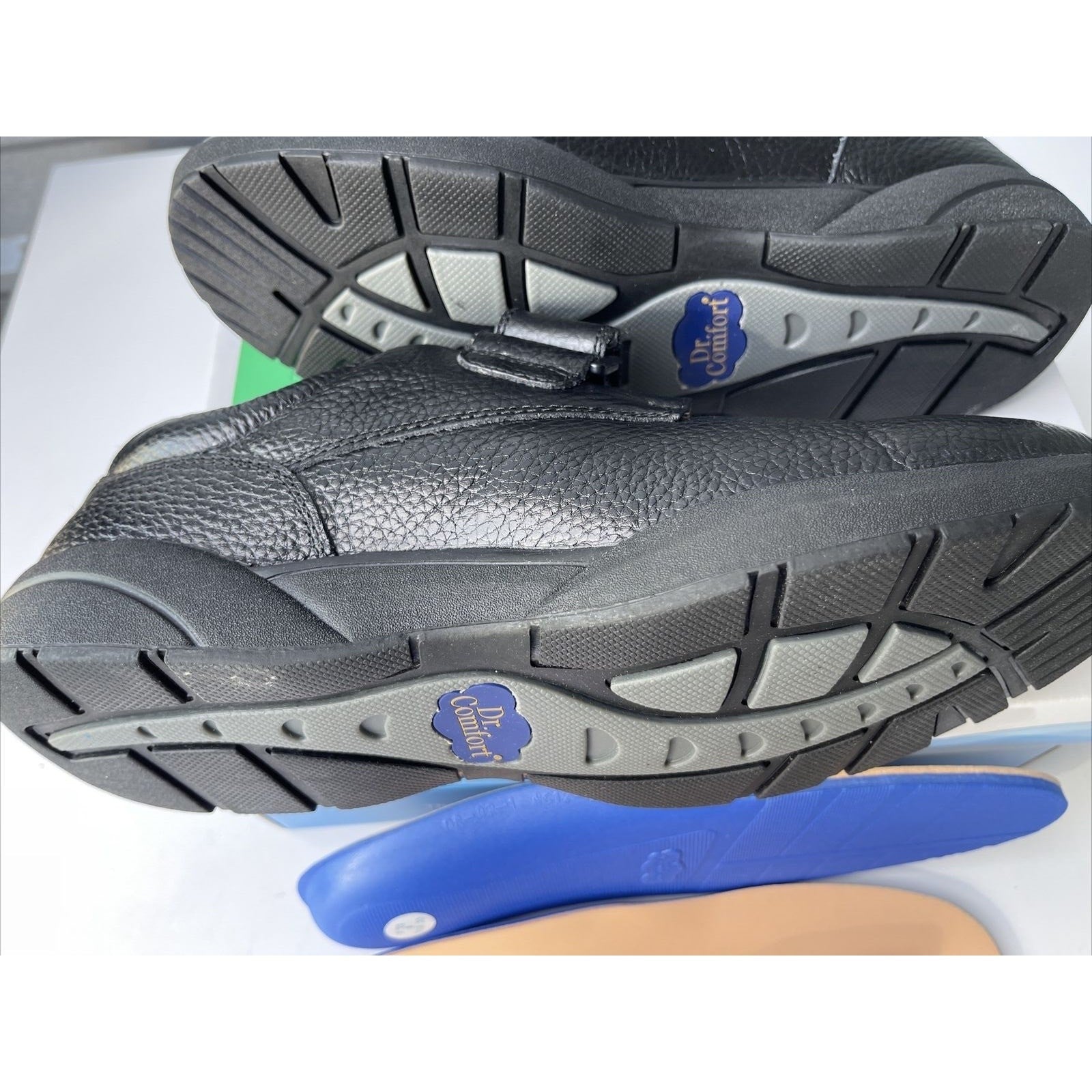 Dr Comfort Diabetic Shoes William Black Leather Casual 6310 Men's Size 12.5 W
