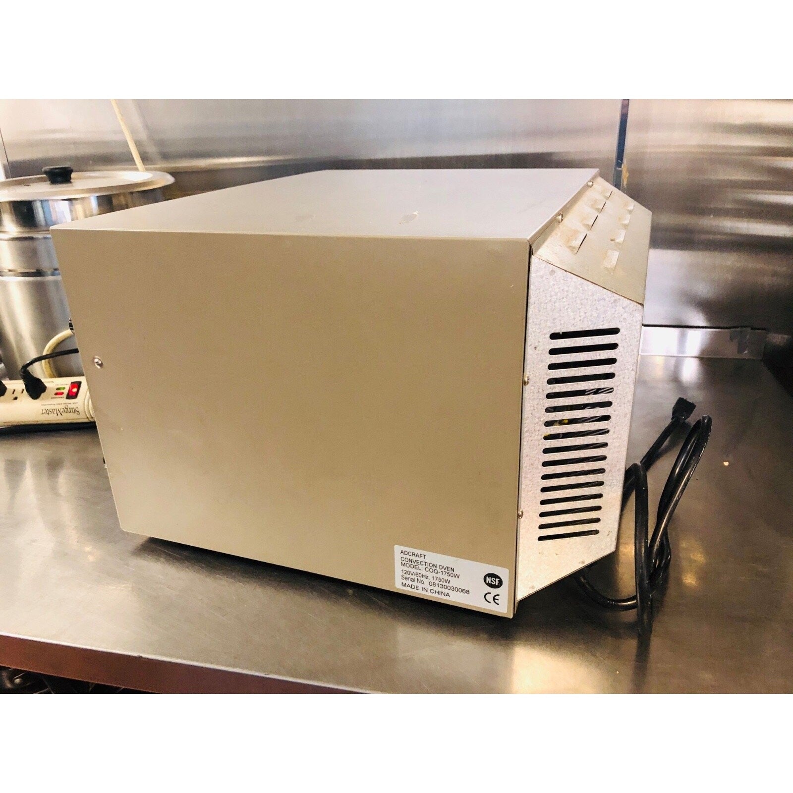 Adcraft COQ-1750W Quarter-Size Electric Countertop Convection Oven 120V TESTED