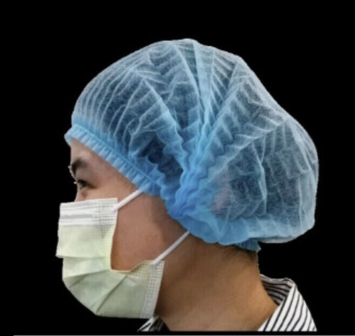 100 Count - Medline 24" Bouffant Cap Non Woven Hairnet Large, FREE SHIPPING !!!
