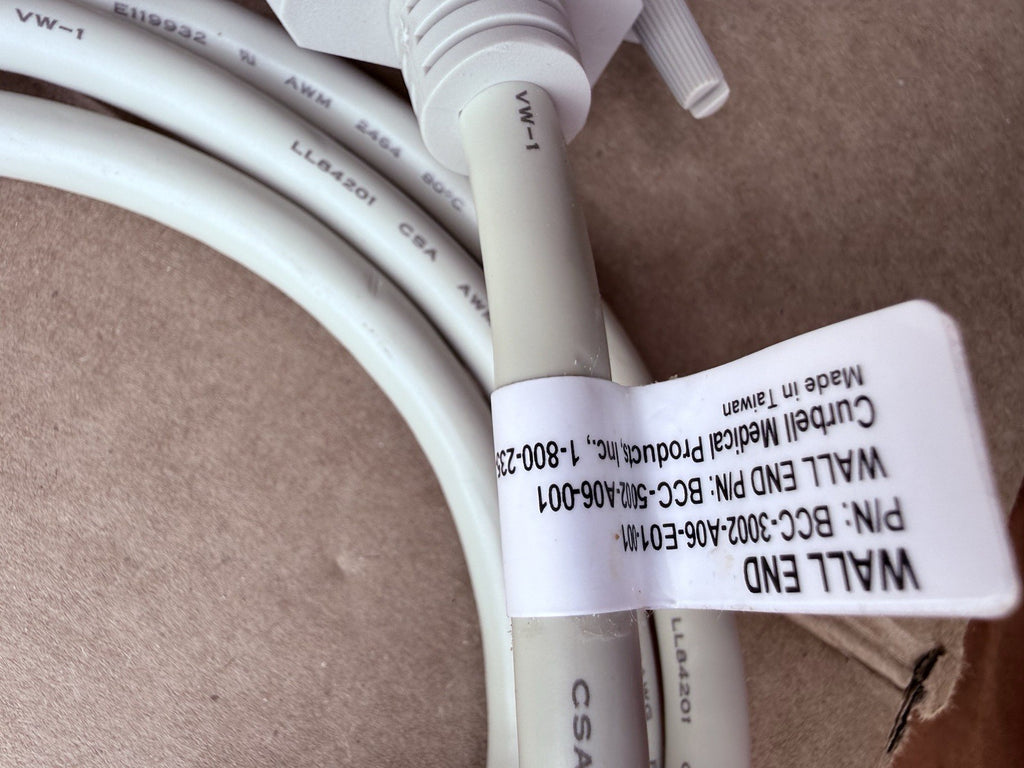 CURBELL HOSPITAL BED BREAKAWAY CABLE BCC-5002-A06-001 And Plug