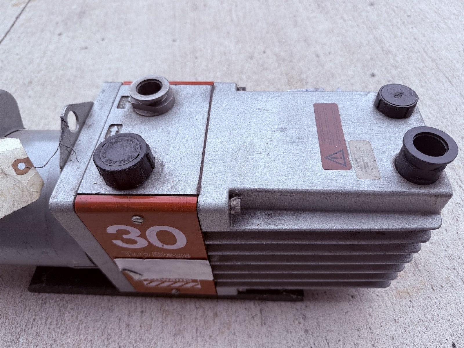 Edwards E2M30 Dual Stage Rotary Vane Vacuum Pump Tested and Working